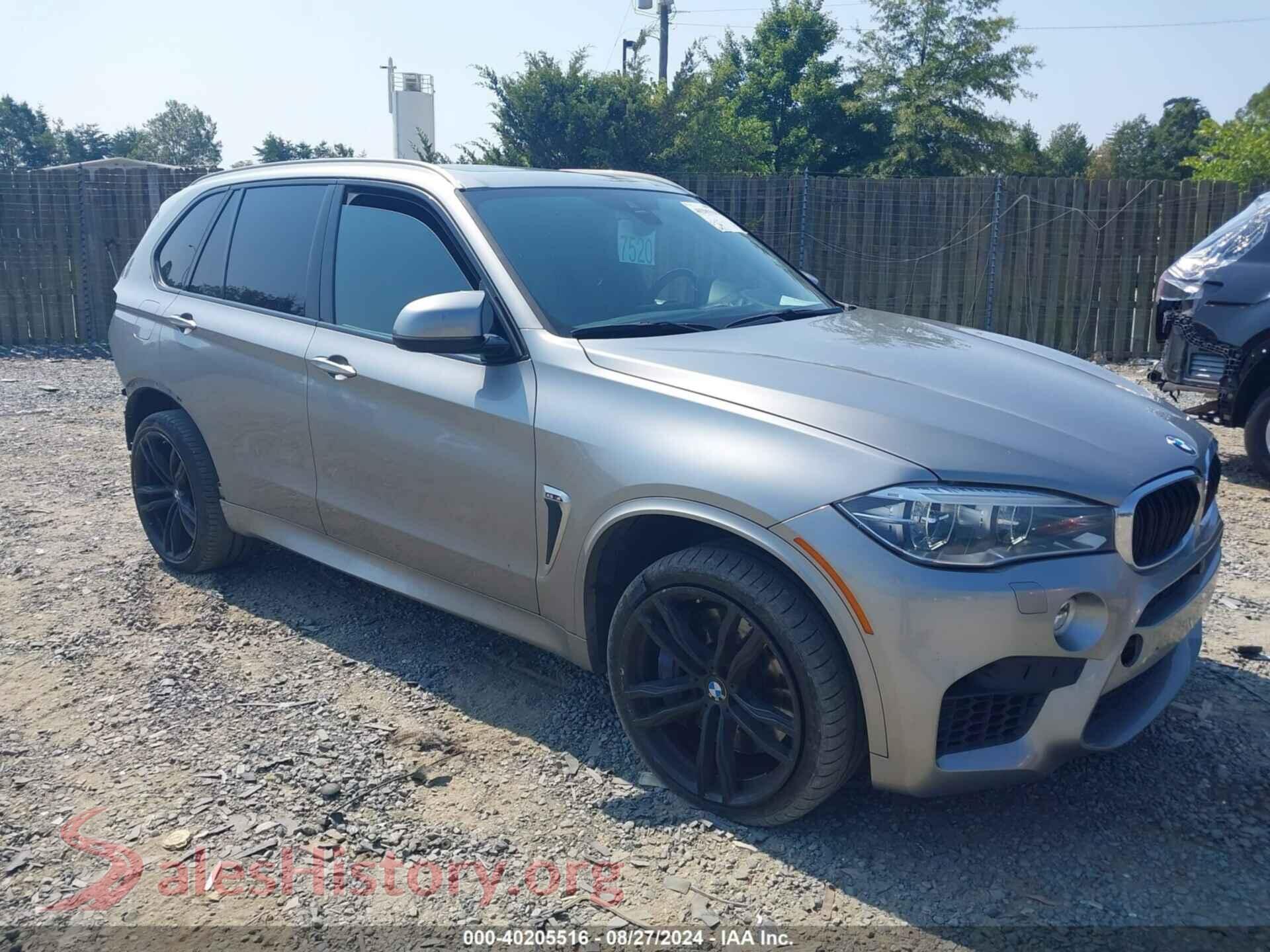 2017 BMW X5 M — VIN 5YMKT6C5XH0U38991