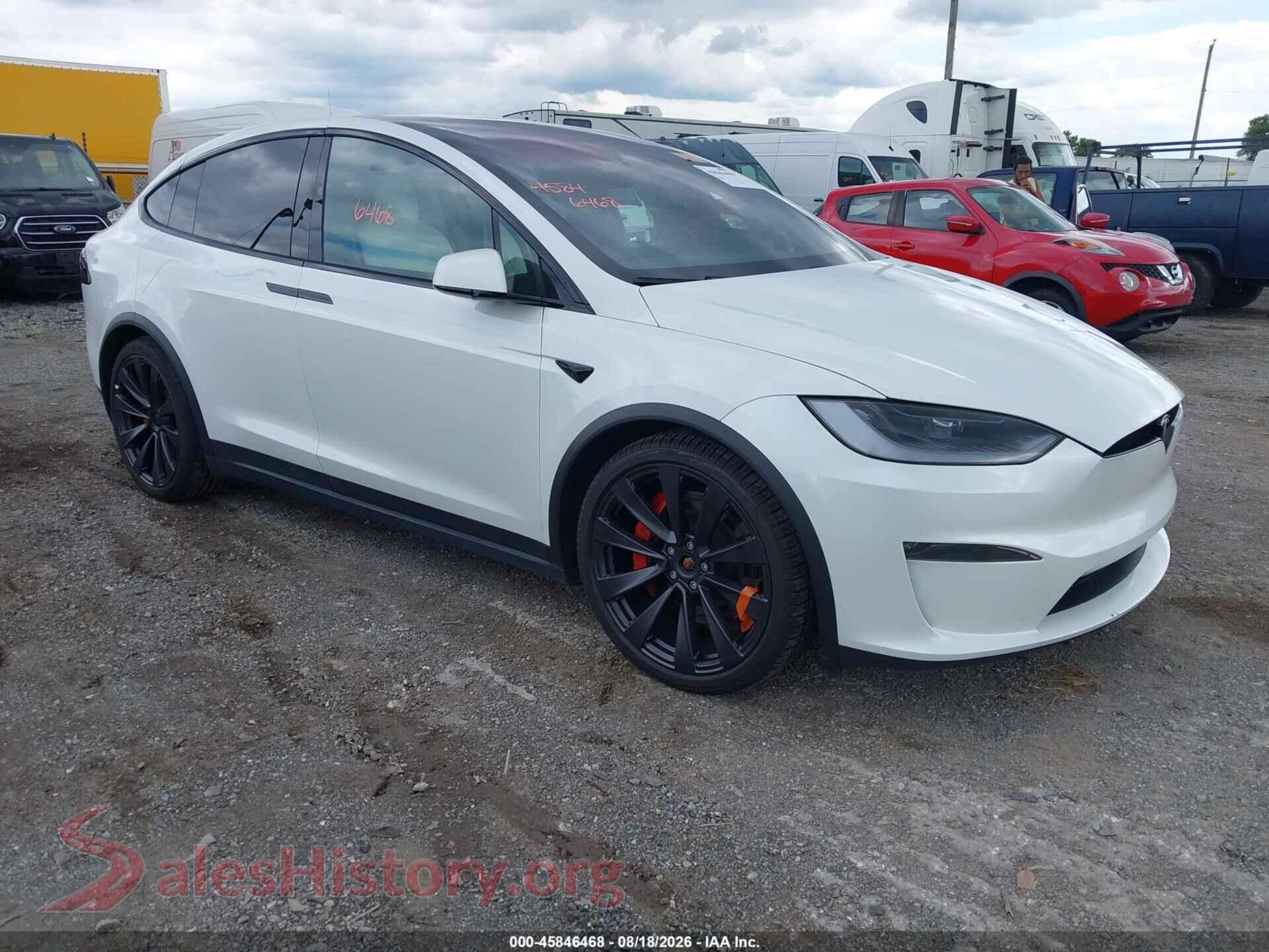 2024 TESLA MODEL X — VIN 7SAXCBE6XRF452831