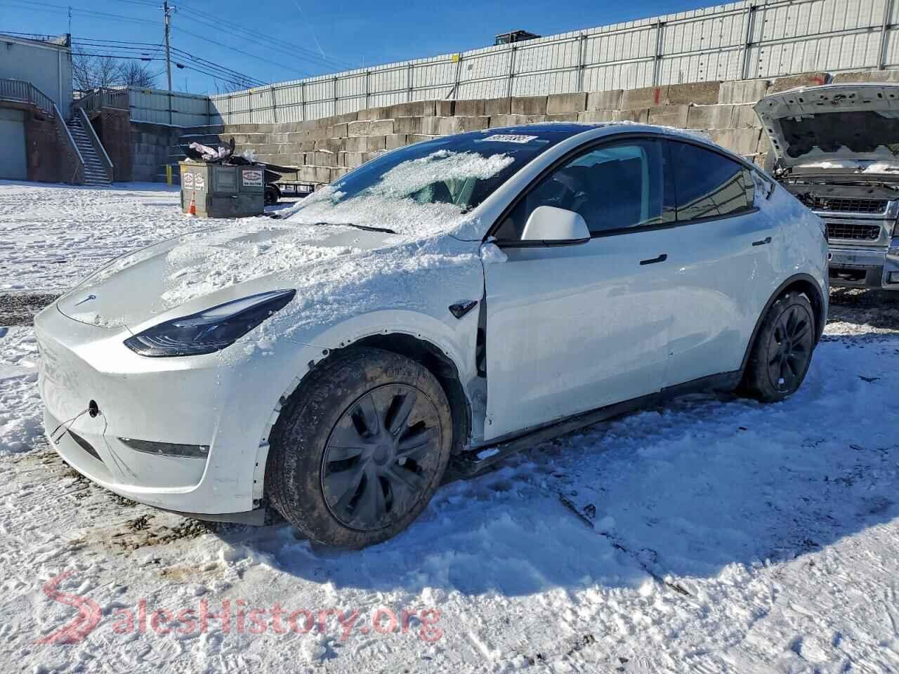 2025 TESLA MODEL Y — VIN 7SAYGAEE0SF244828