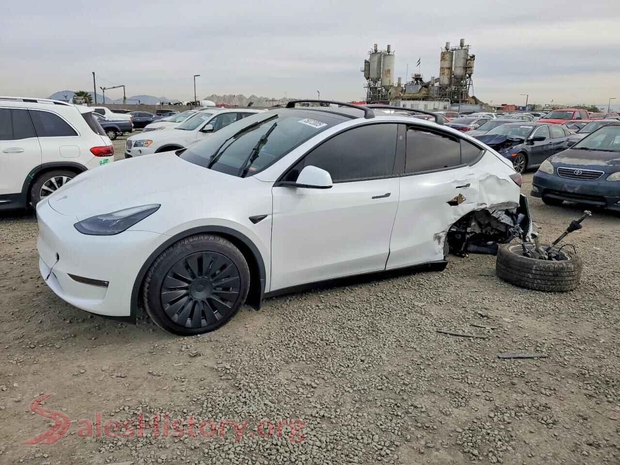 2023 TESLA MODEL Y — VIN 7SAYGAEE1PF881184
