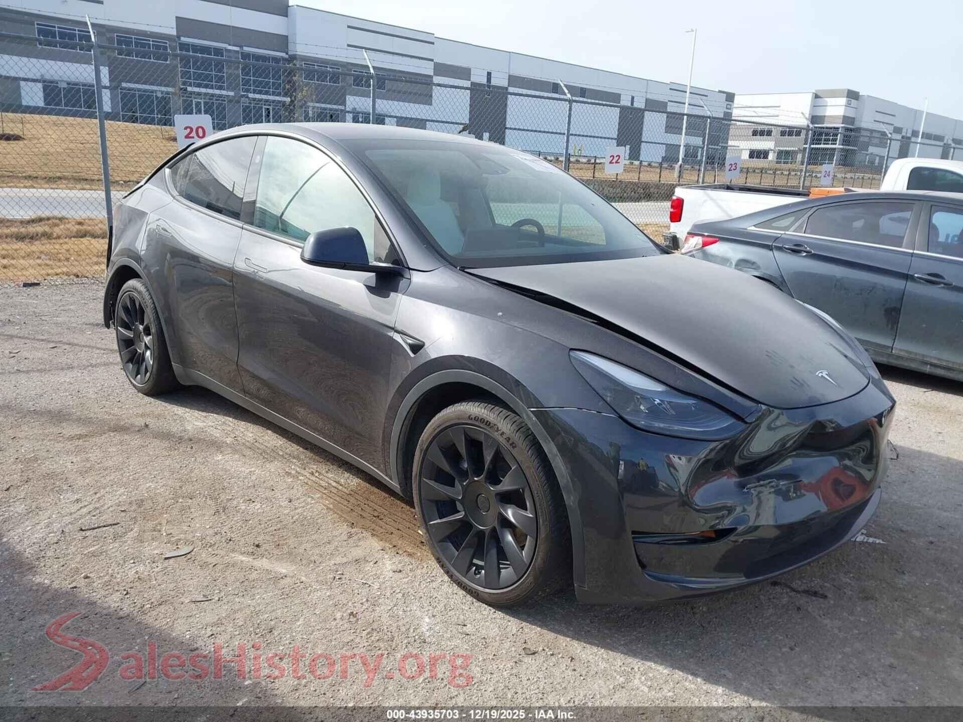 2024 TESLA MODEL Y — VIN 7SAYGAEE1RF153562