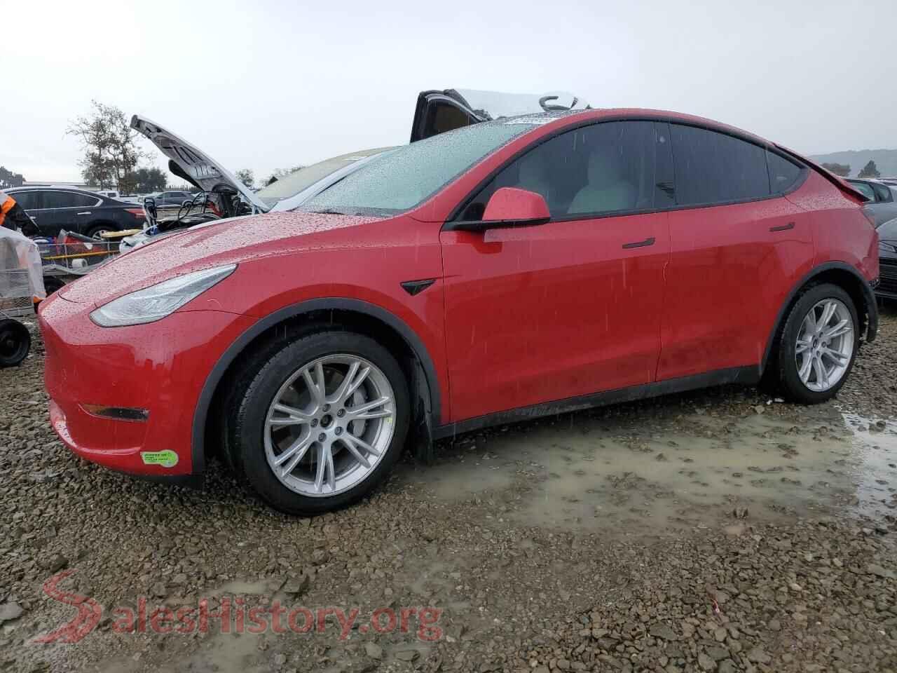 2022 TESLA MODEL Y — VIN 7SAYGAEE4NF396311