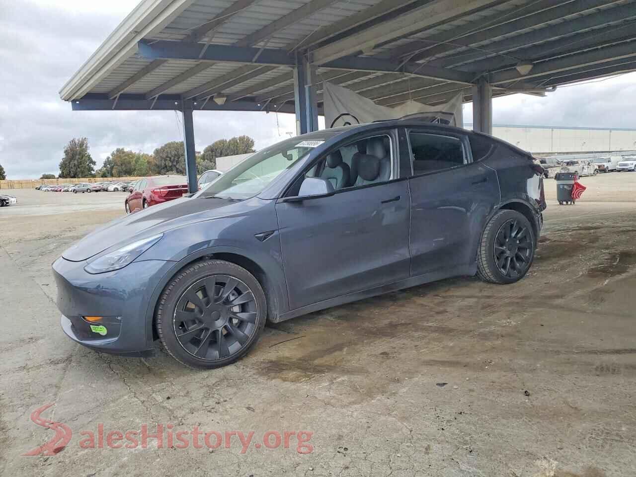 2022 TESLA MODEL Y — VIN 7SAYGAEE5NF520554