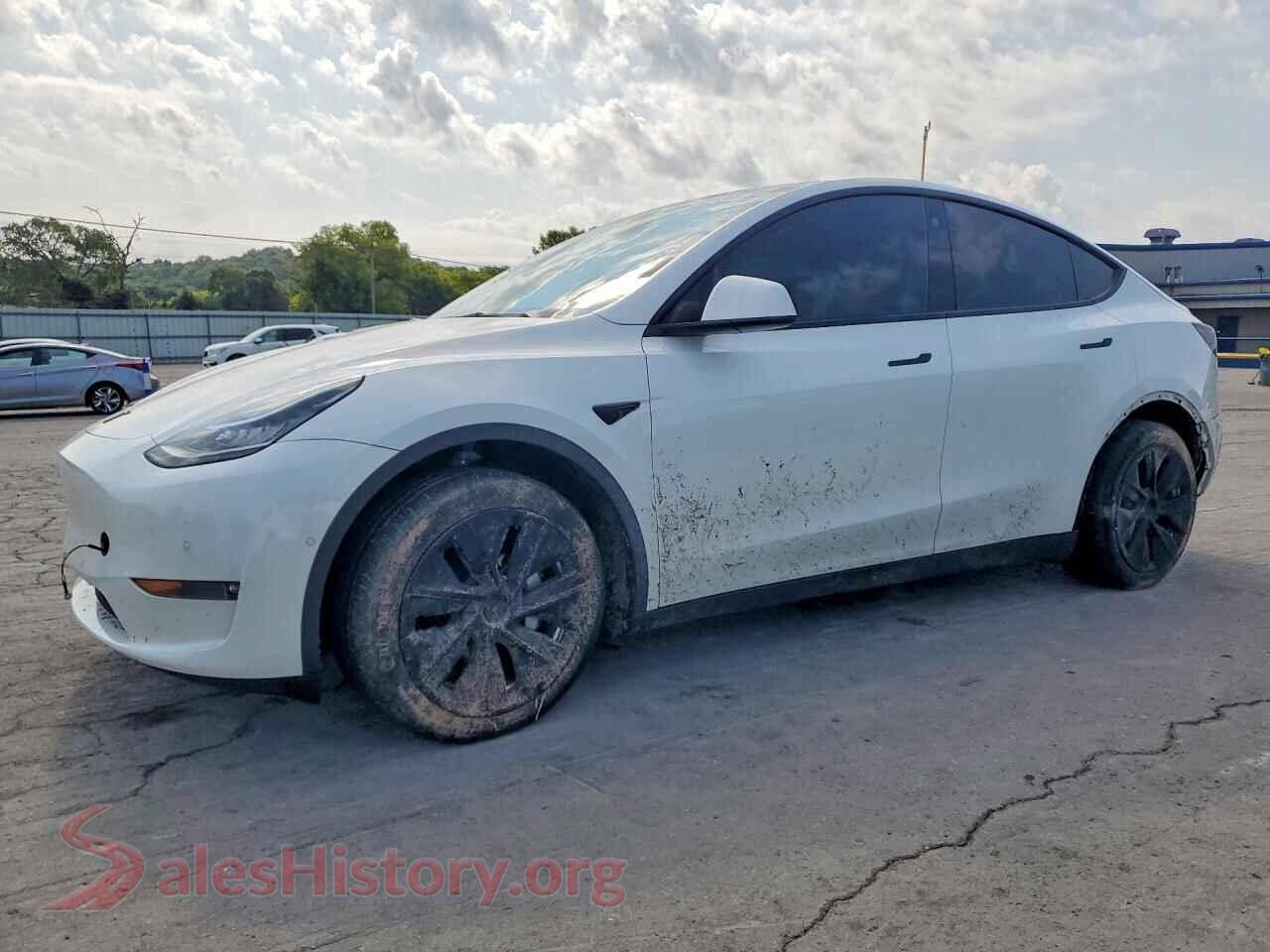 2022 TESLA MODEL Y — VIN 7SAYGAEE6NF518991