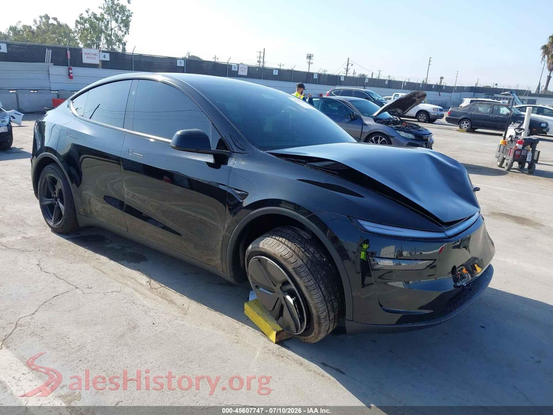 2026 TESLA MODEL Y — VIN 7SAYGDED6TF661140