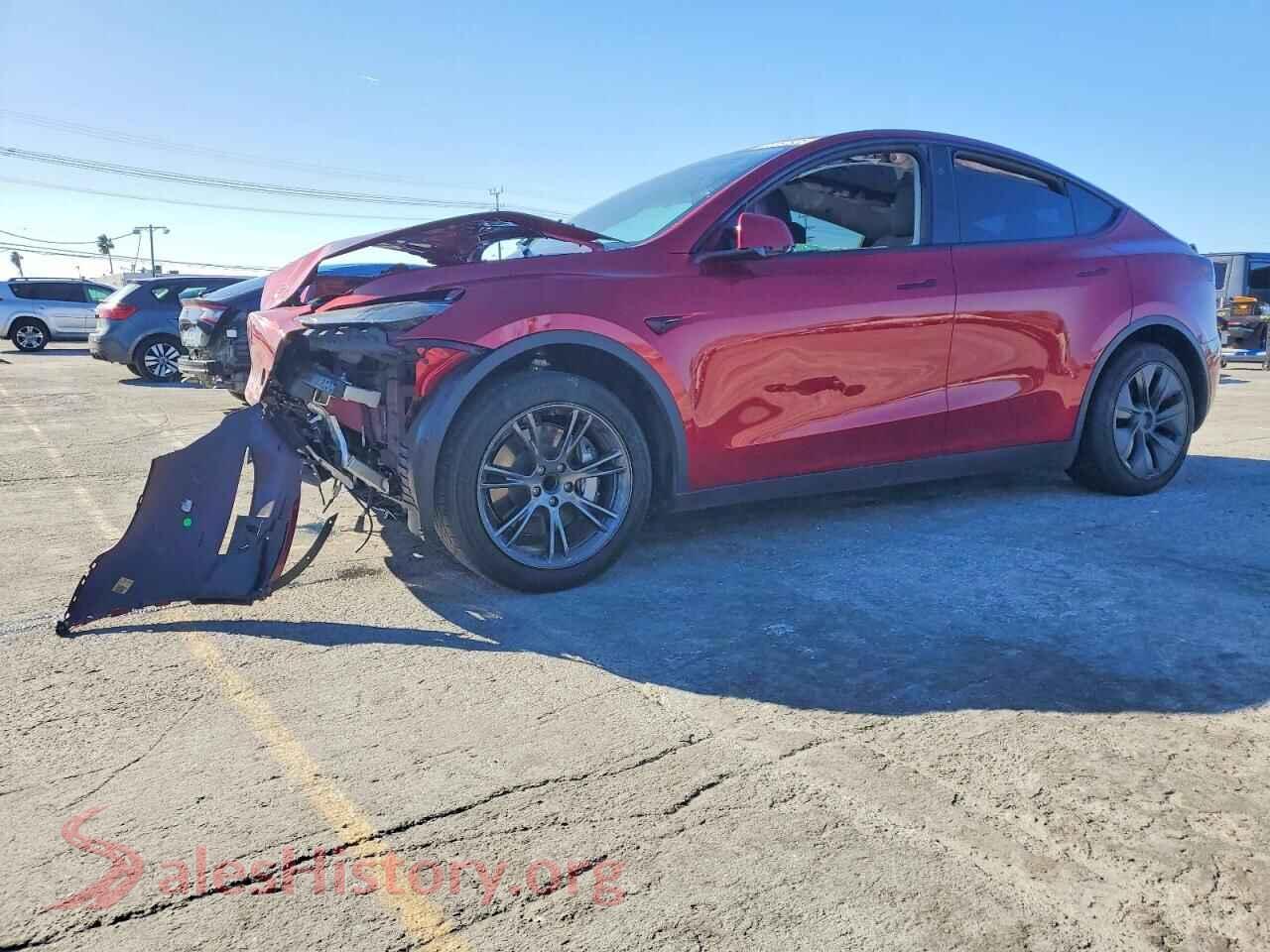 2025 TESLA MODEL Y — VIN 7SAYGDEDXSF314859