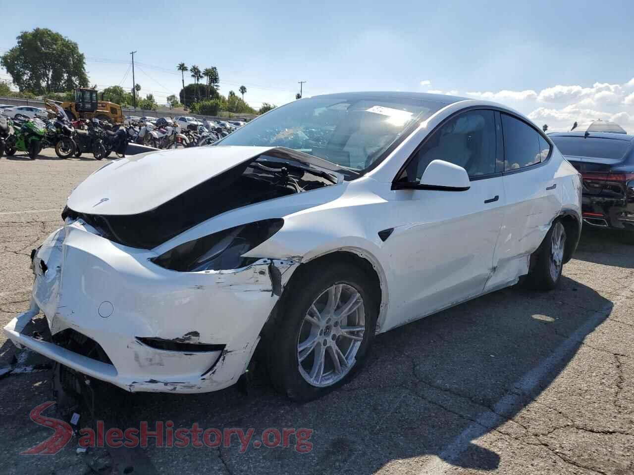 2024 TESLA MODEL Y — VIN 7SAYGDEE0RA240514