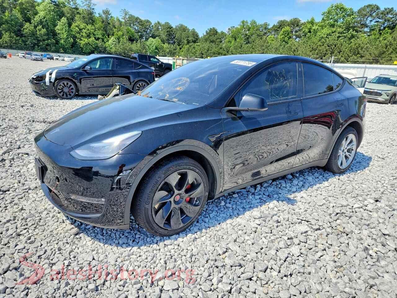 2023 TESLA MODEL Y — VIN 7SAYGDEE1PF701090