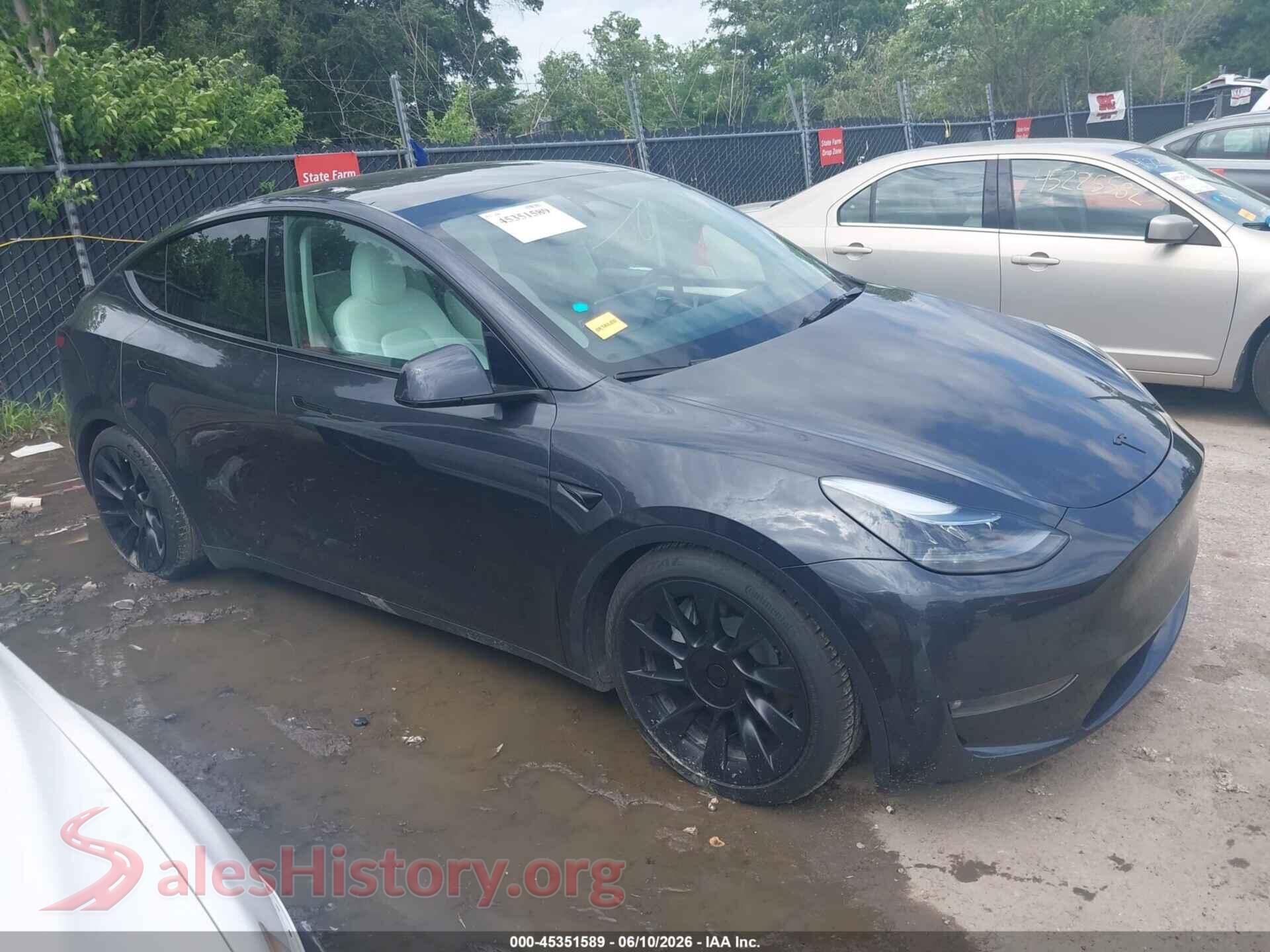 2024 TESLA MODEL Y — VIN 7SAYGDEE1RF204642