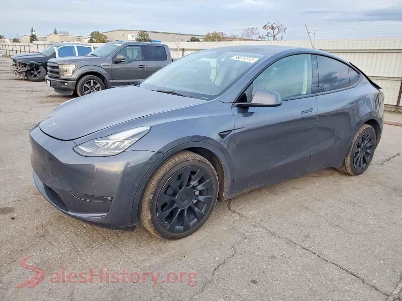 2022 TESLA MODEL Y — VIN 7SAYGDEE4NF419877