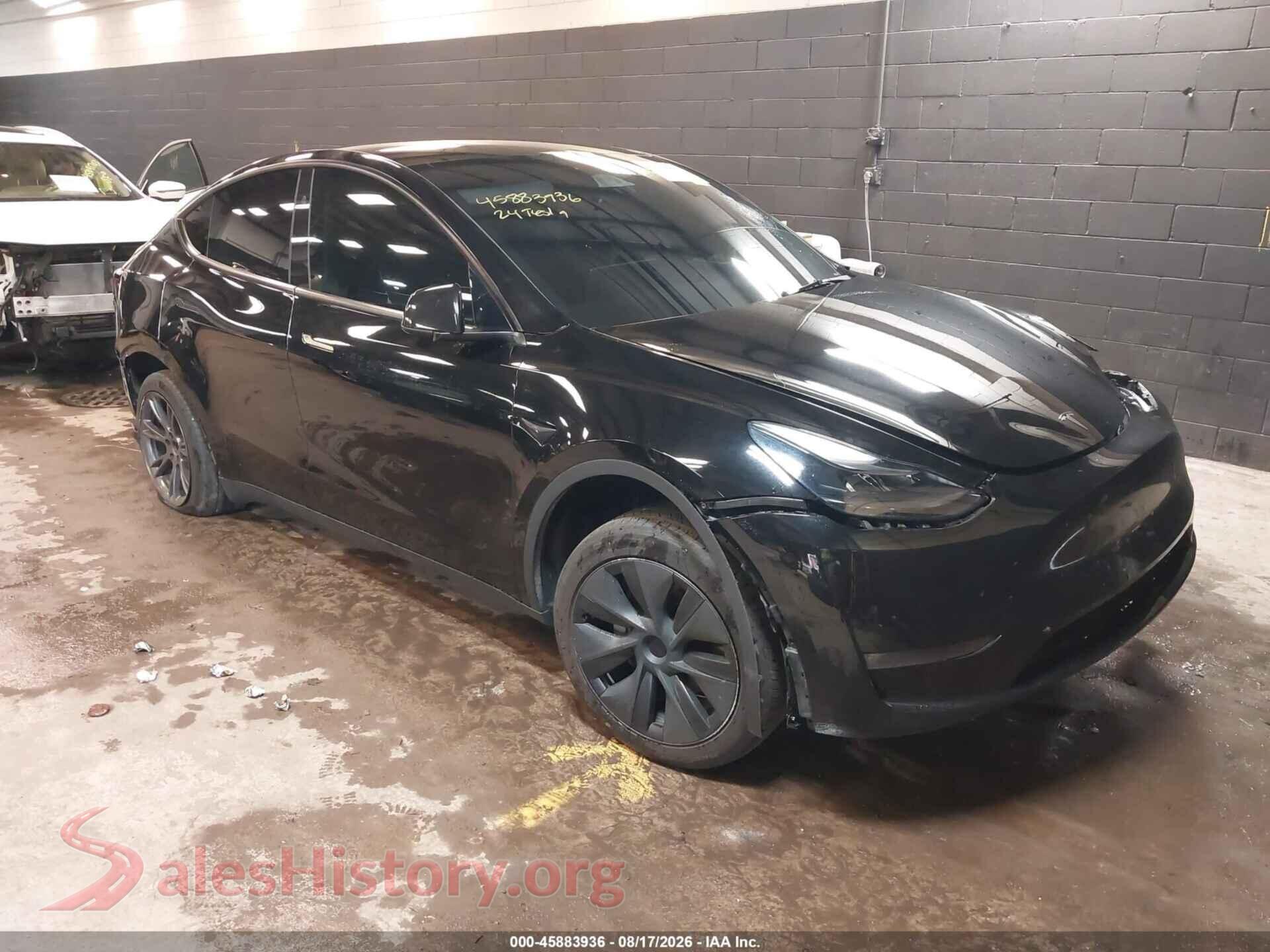 2024 TESLA MODEL Y — VIN 7SAYGDEE5RA323128