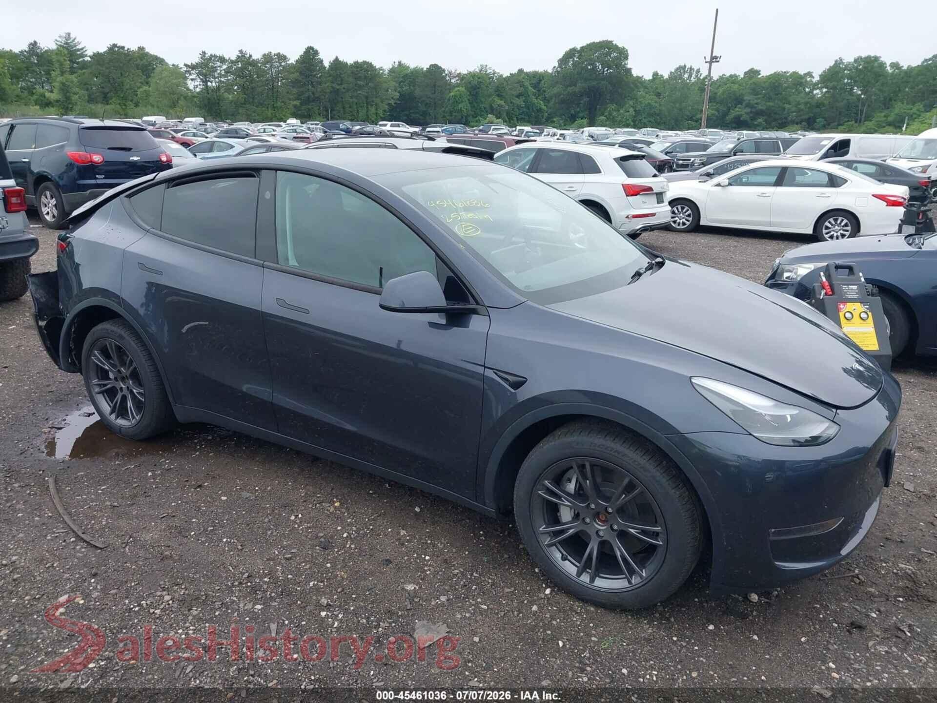 2025 TESLA MODEL Y — VIN 7SAYGDEE5SA358726