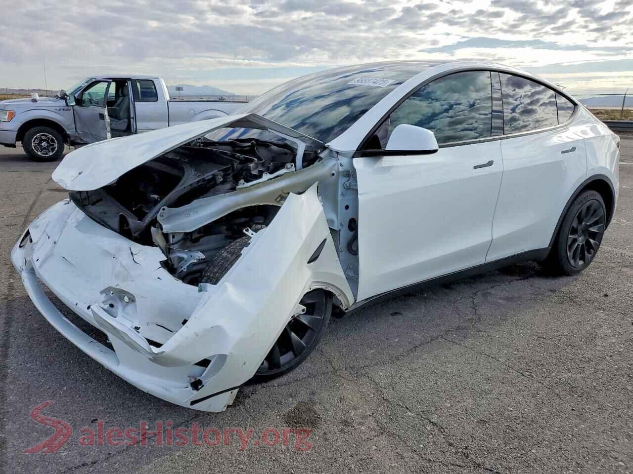 2022 TESLA MODEL Y — VIN 7SAYGDEE6NF360931