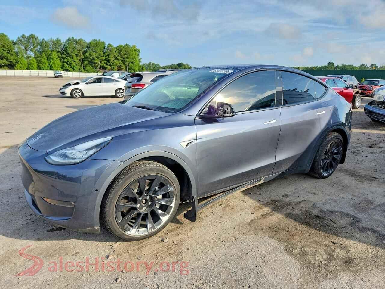2022 TESLA MODEL Y — VIN 7SAYGDEE7NF481774