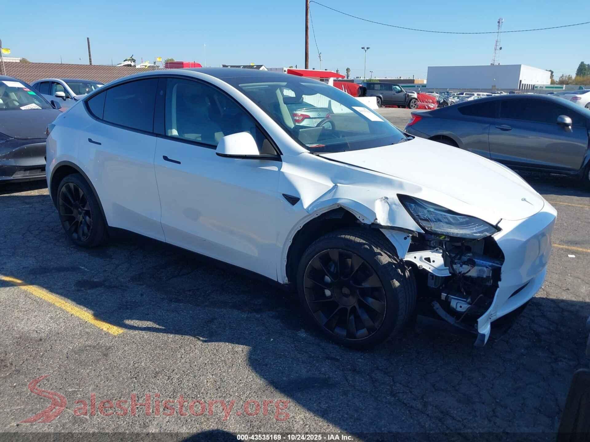 2023 TESLA MODEL Y — VIN 7SAYGDEE8PA145812