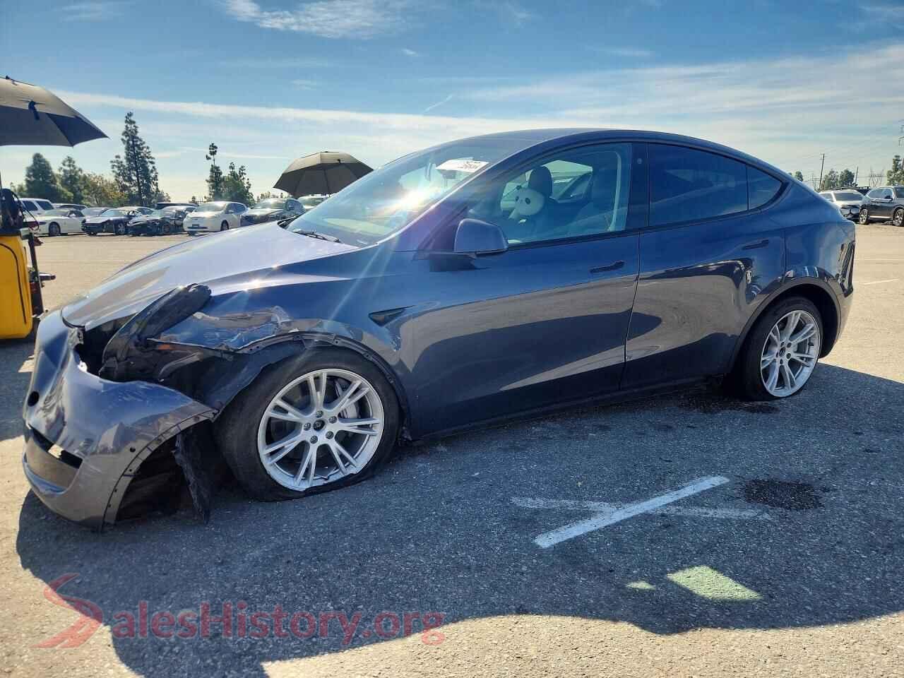 2022 TESLA MODEL Y — VIN 7SAYGDEE9NF533289