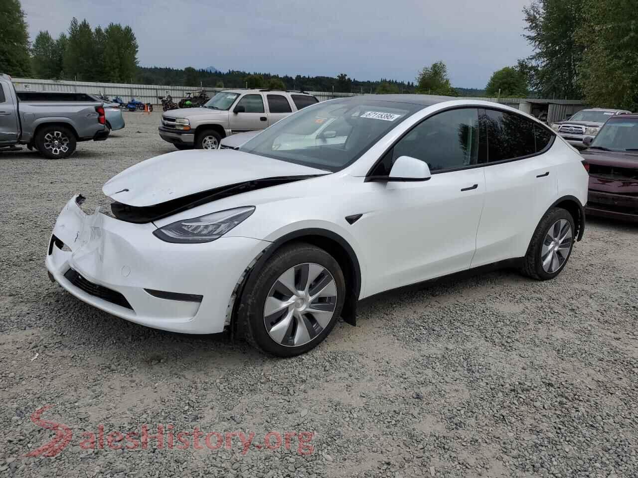 2023 TESLA MODEL Y — VIN 7SAYGDEE9PA144619