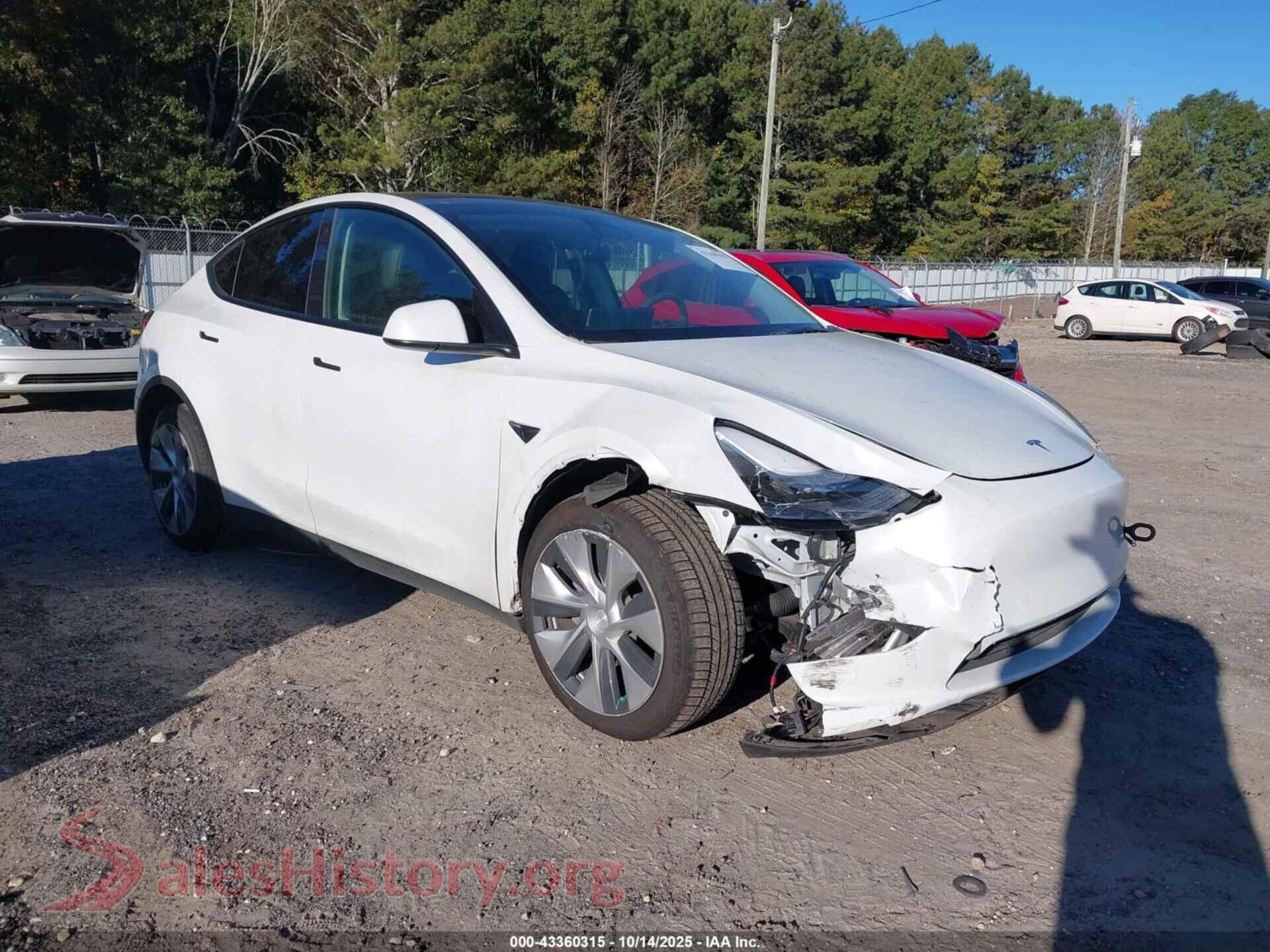 2023 TESLA MODEL Y — VIN 7SAYGDEE9PF702861