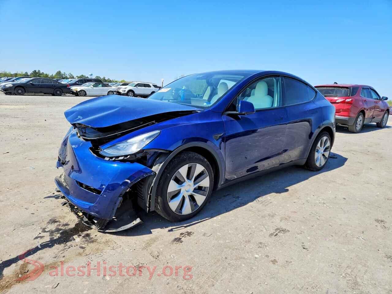 2022 TESLA MODEL Y — VIN 7SAYGDEEXNF327494