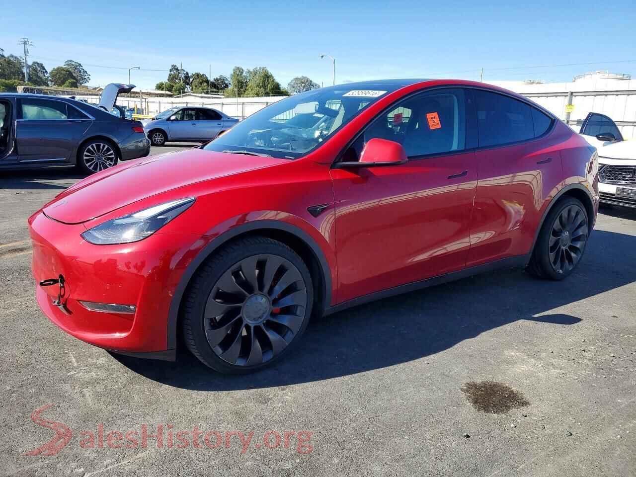 2022 TESLA MODEL Y — VIN 7SAYGDEF0NF448978