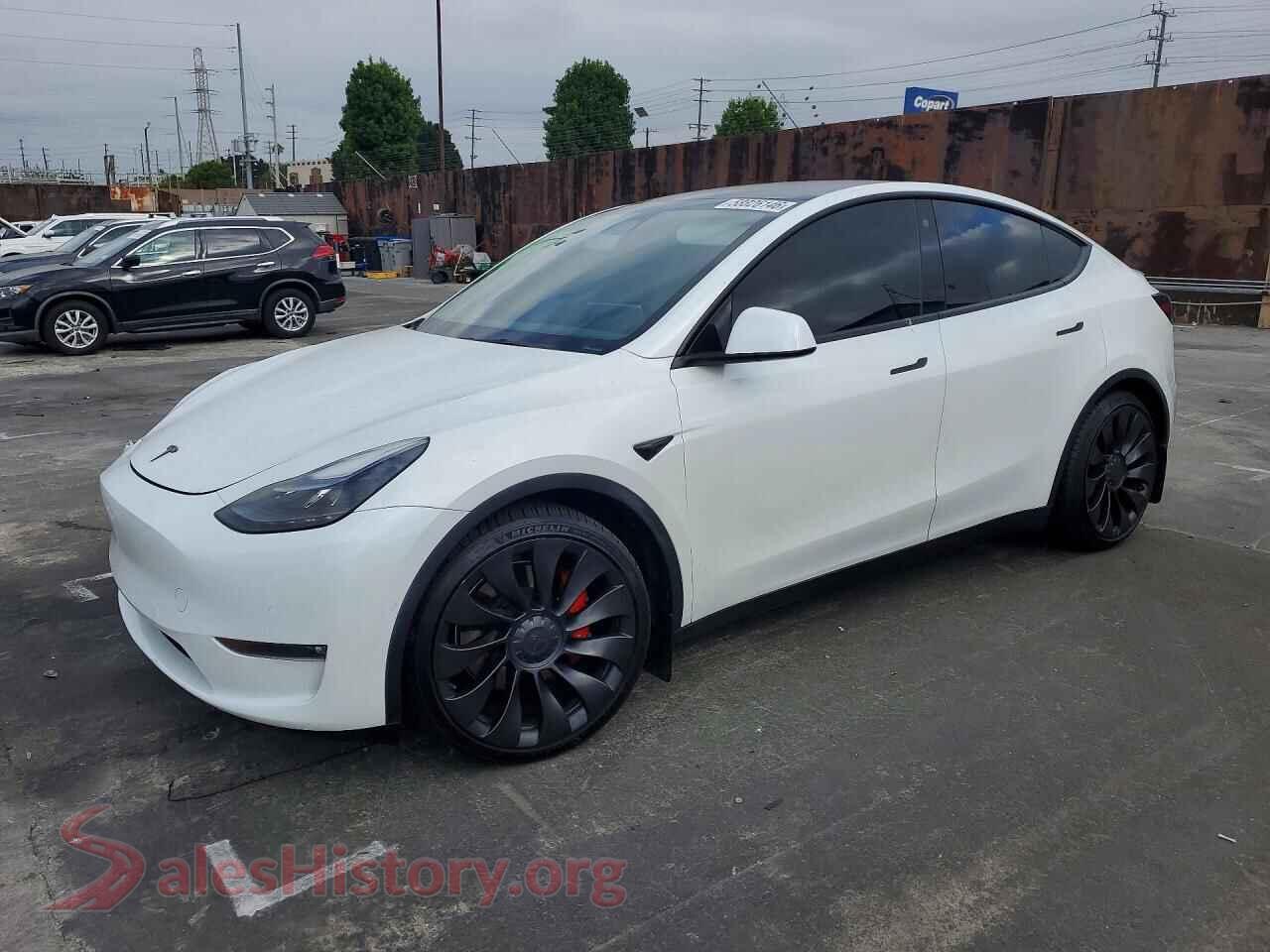 2022 TESLA MODEL Y — VIN 7SAYGDEF4NF507661