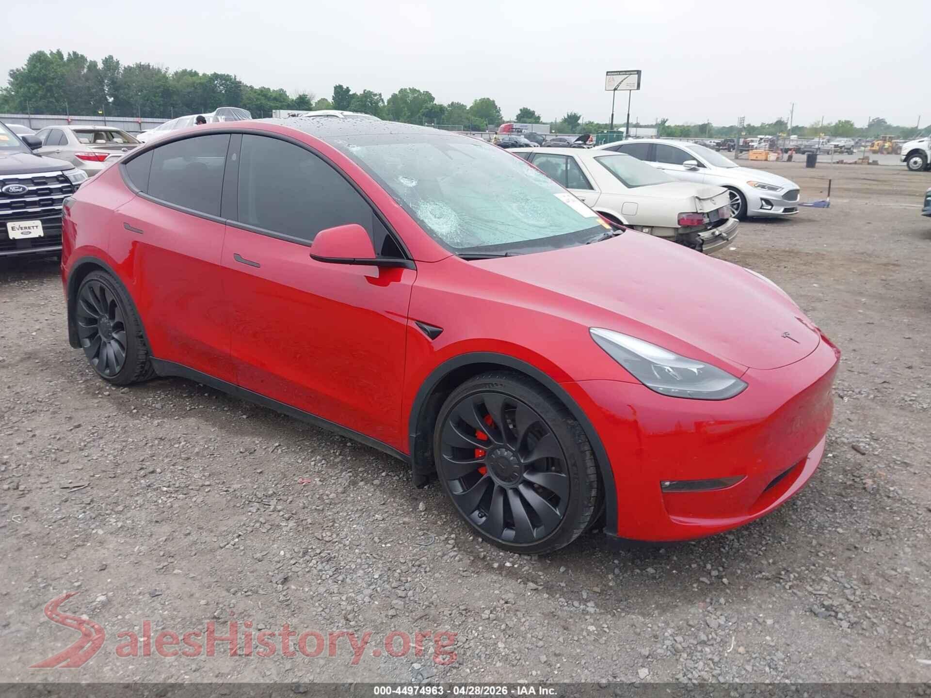 2023 TESLA MODEL Y — VIN 7SAYGDEF4PF845371