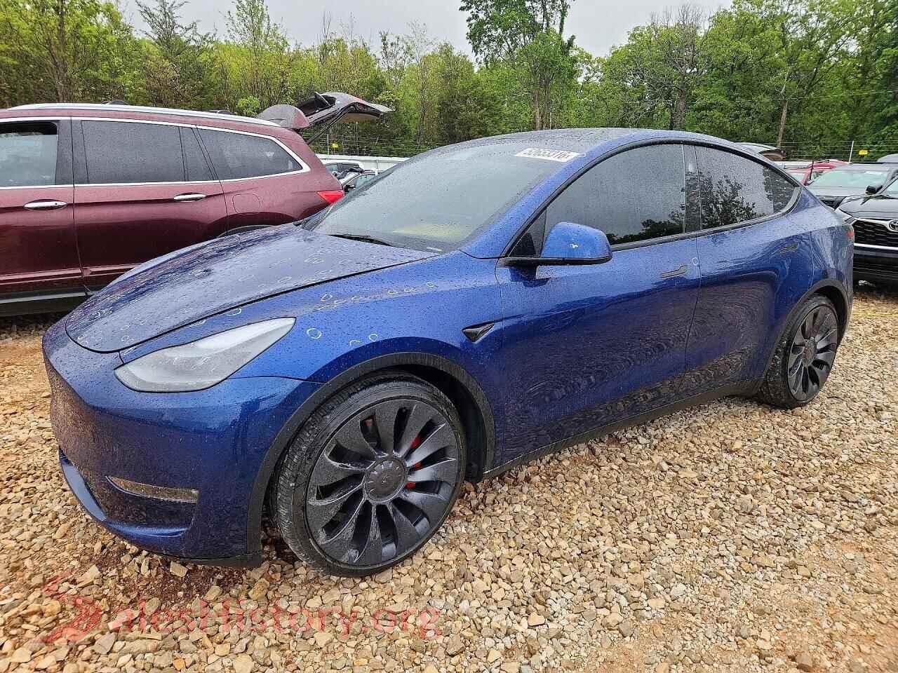 2025 TESLA MODEL Y — VIN 7SAYGDEF7SA342679