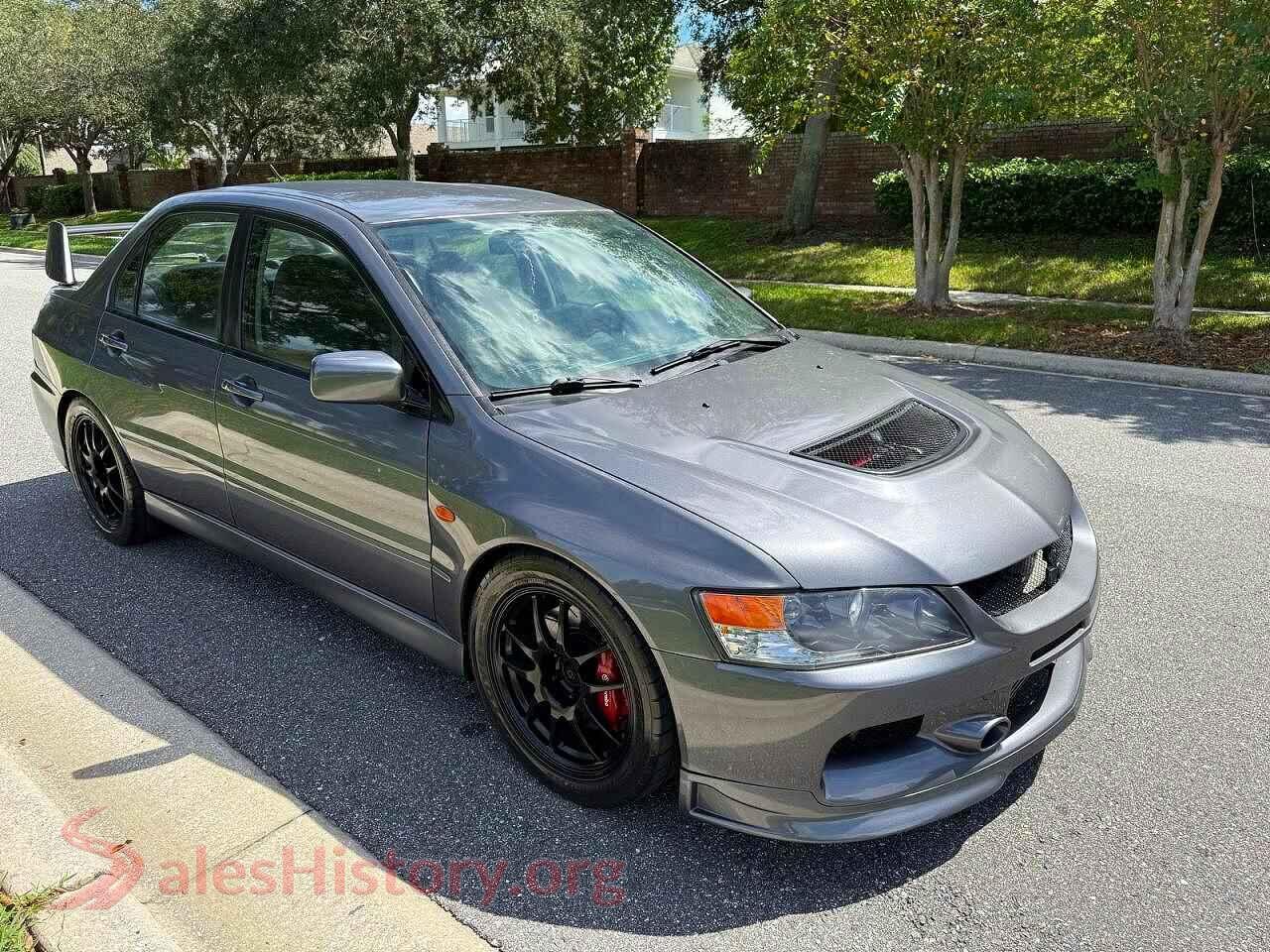 2006 MITSUBISHI EVO — VIN JA3AH86C46U061574