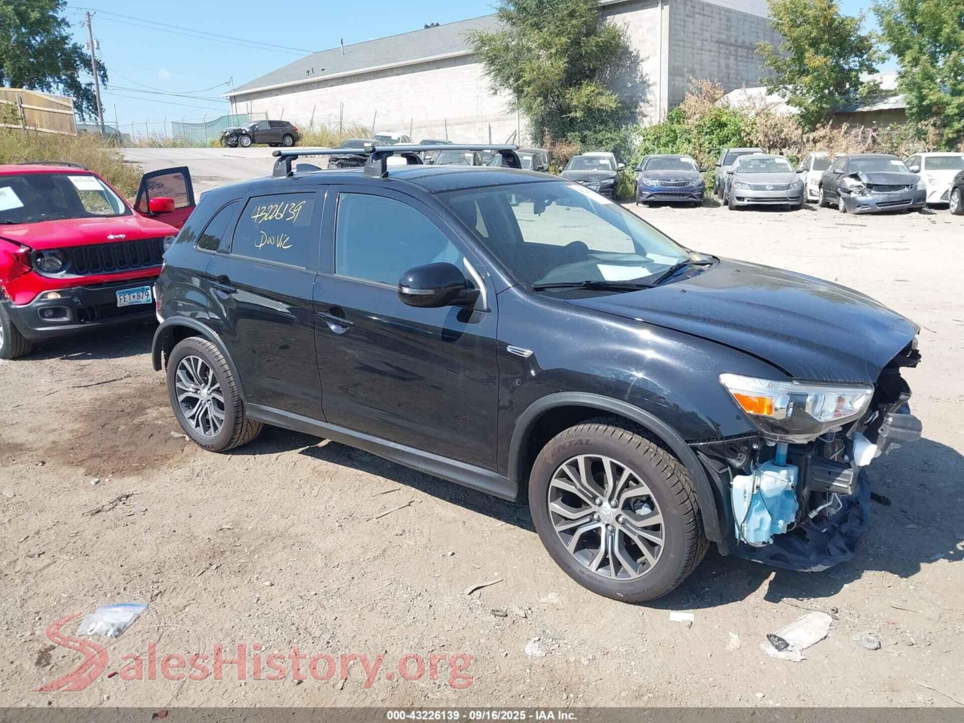 2019 MITSUBISHI OUTLANDER SPORT — VIN JA4AP3AU3KU029078