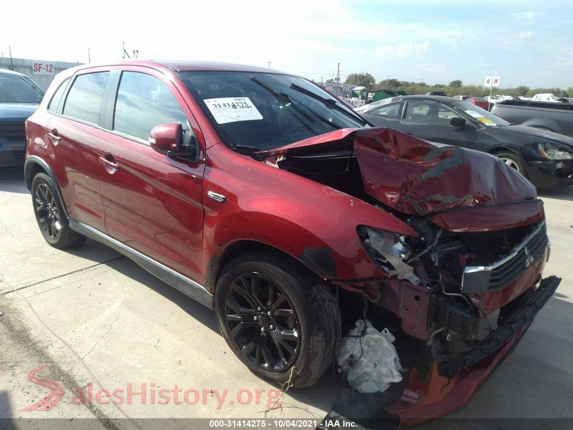 2016 MITSUBISHI OUTLANDER SPORT — VIN JA4AP3AU5GZ032977