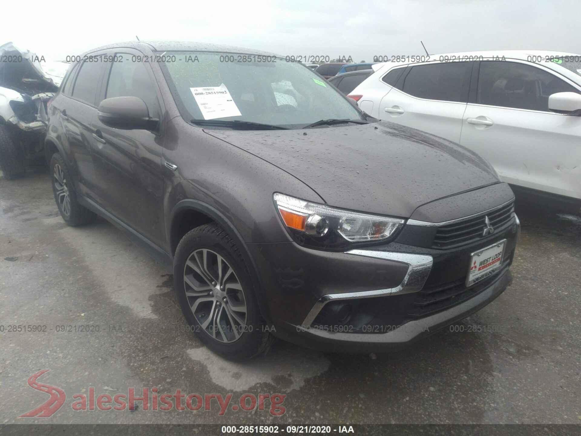 2016 MITSUBISHI OUTLANDER SPORT — VIN JA4AP3AU7GZ063499