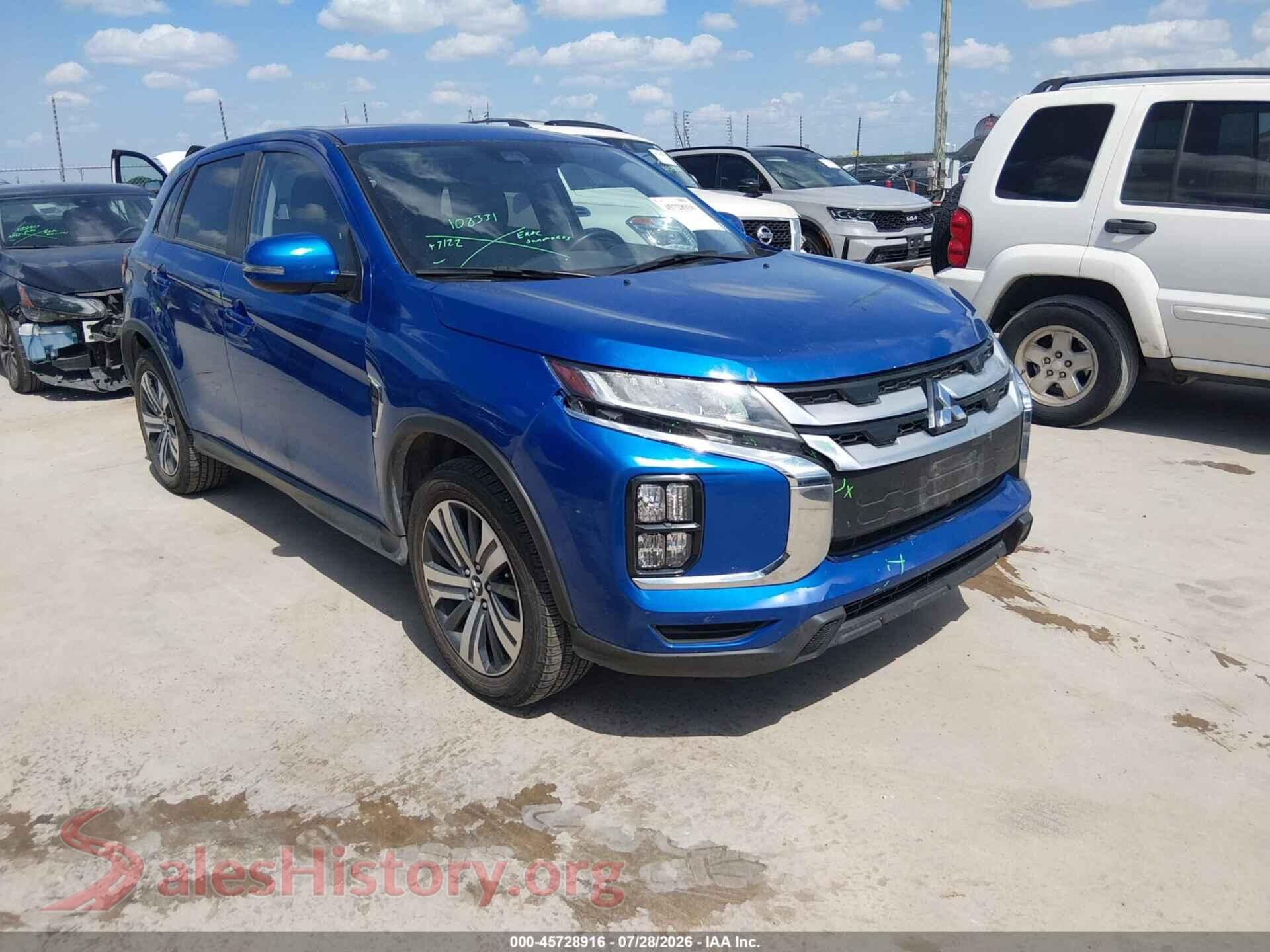 2024 MITSUBISHI OUTLANDER SPORT — VIN JA4ARUAU3RU012954