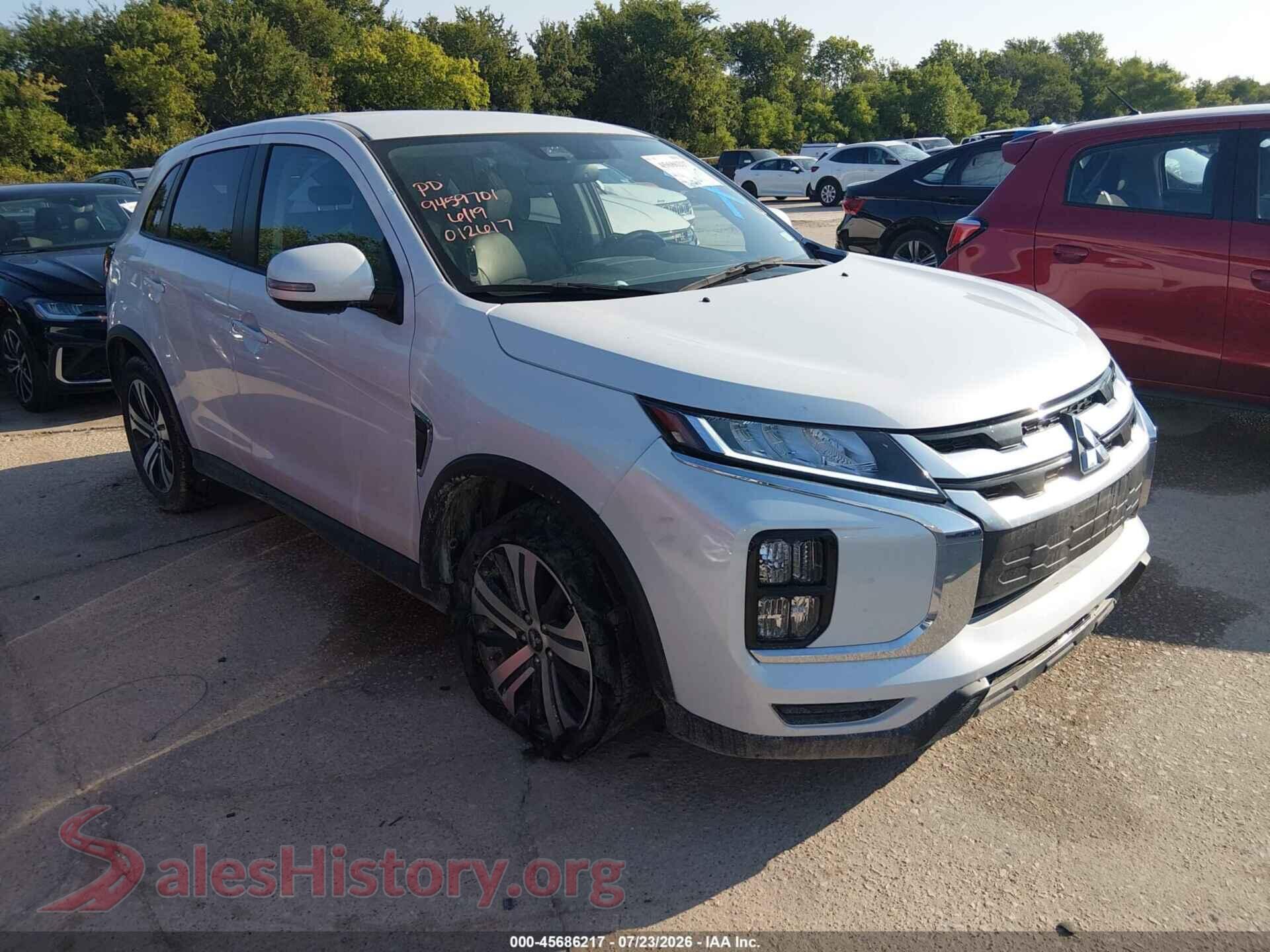 2024 MITSUBISHI OUTLANDER SPORT — VIN JA4ARUAU7RU012617