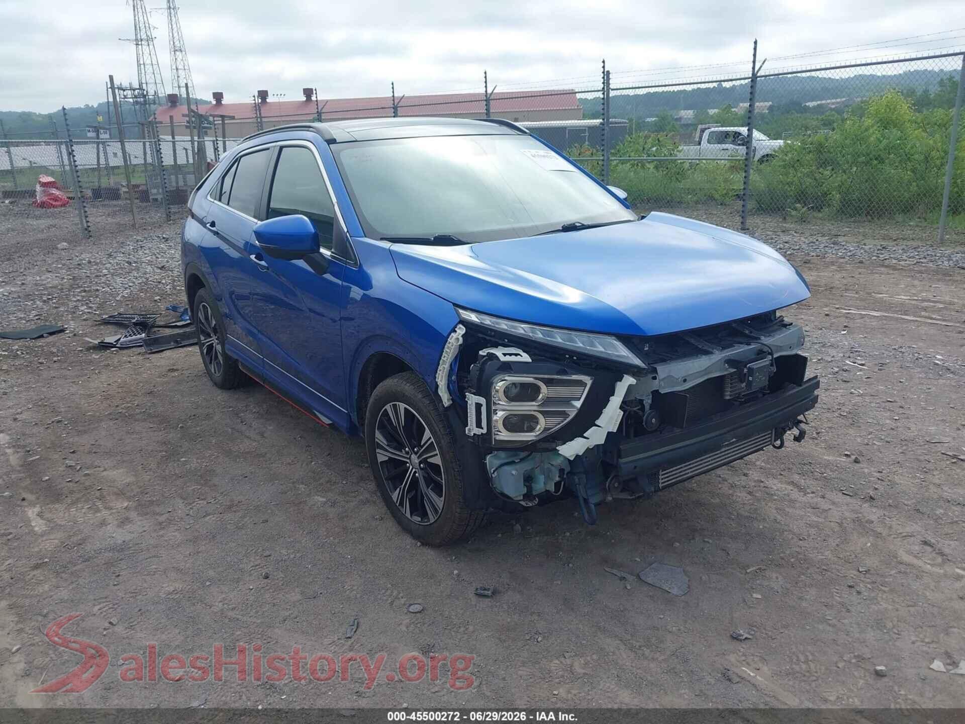2022 MITSUBISHI ECLIPSE CROSS — VIN JA4ATWAA7NZ000662