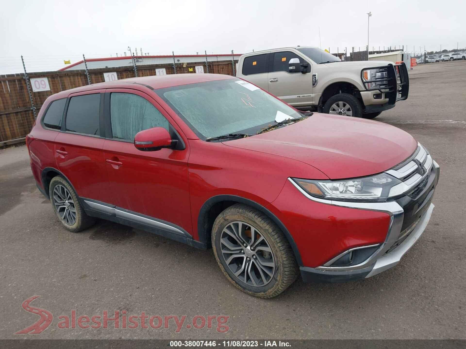 2018 MITSUBISHI OUTLANDER — VIN JA4AZ3A33JZ038687