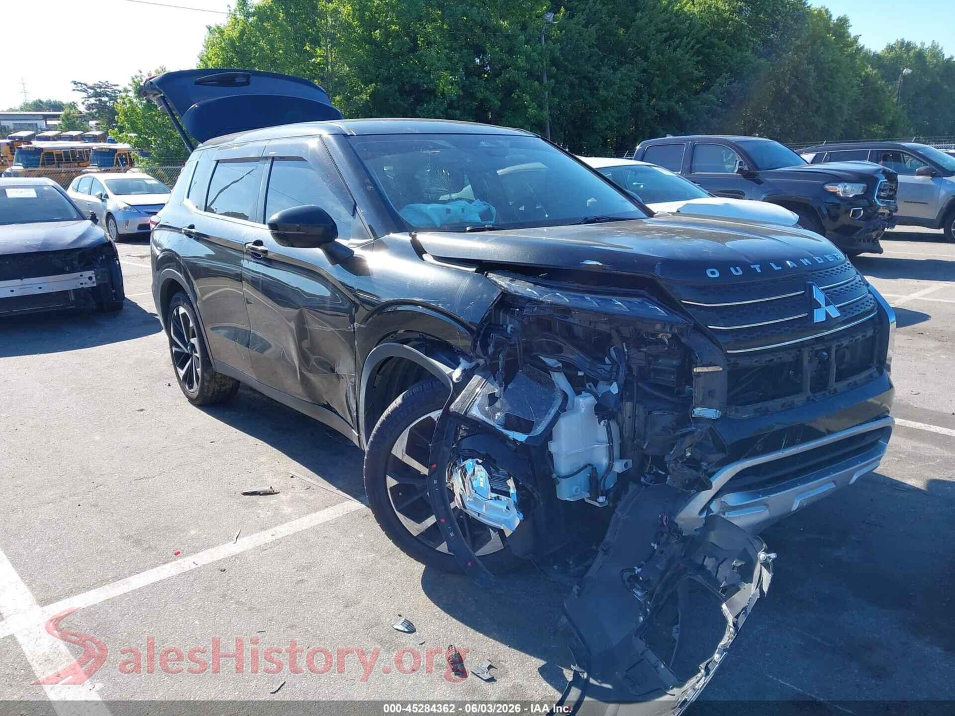 2022 MITSUBISHI OUTLANDER — VIN JA4J3UA85NZ031961