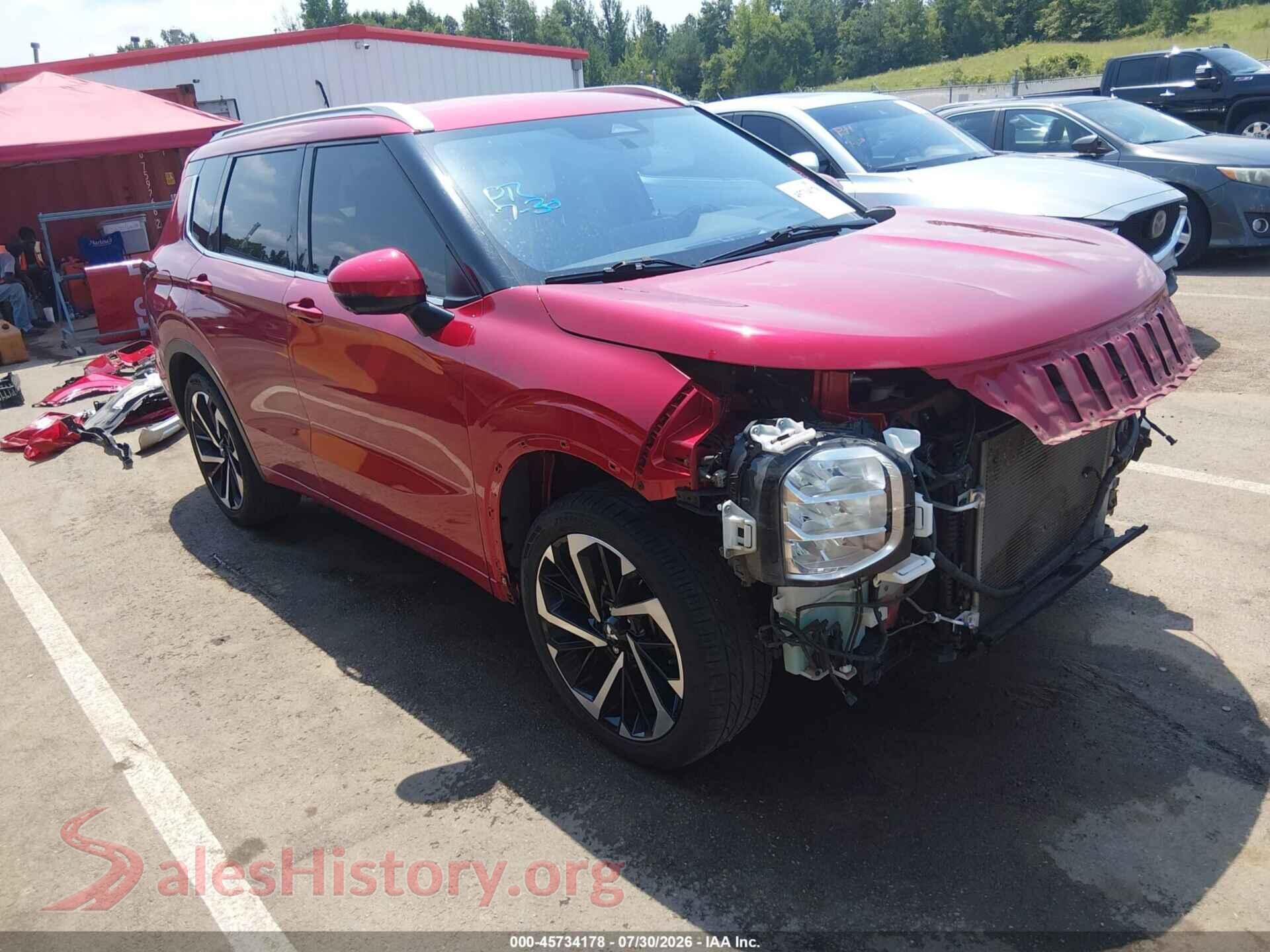 2023 MITSUBISHI OUTLANDER — VIN JA4J4VA86PZ027231
