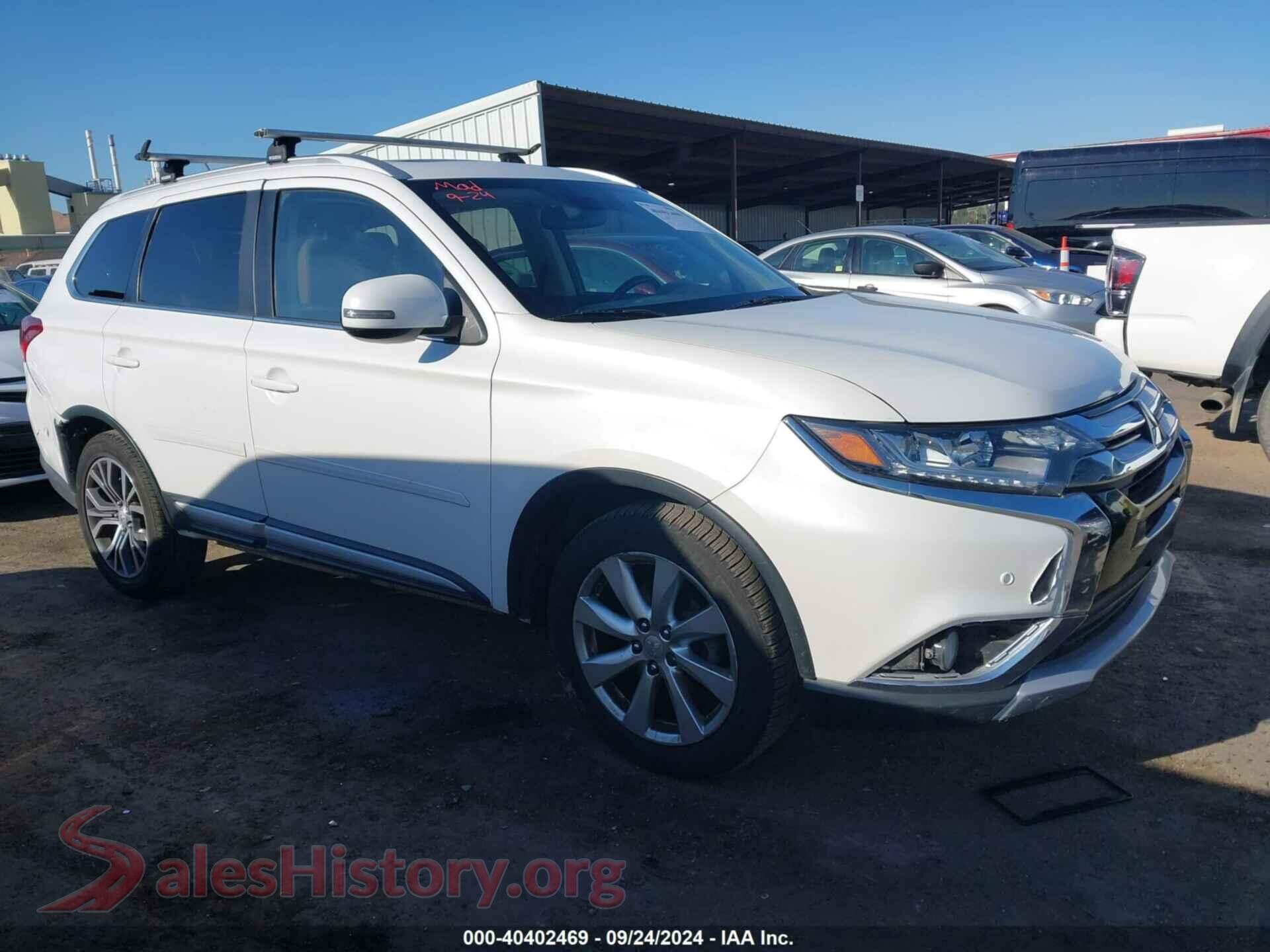 2016 MITSUBISHI OUTLANDER — VIN JA4JZ4AX0GZ011075