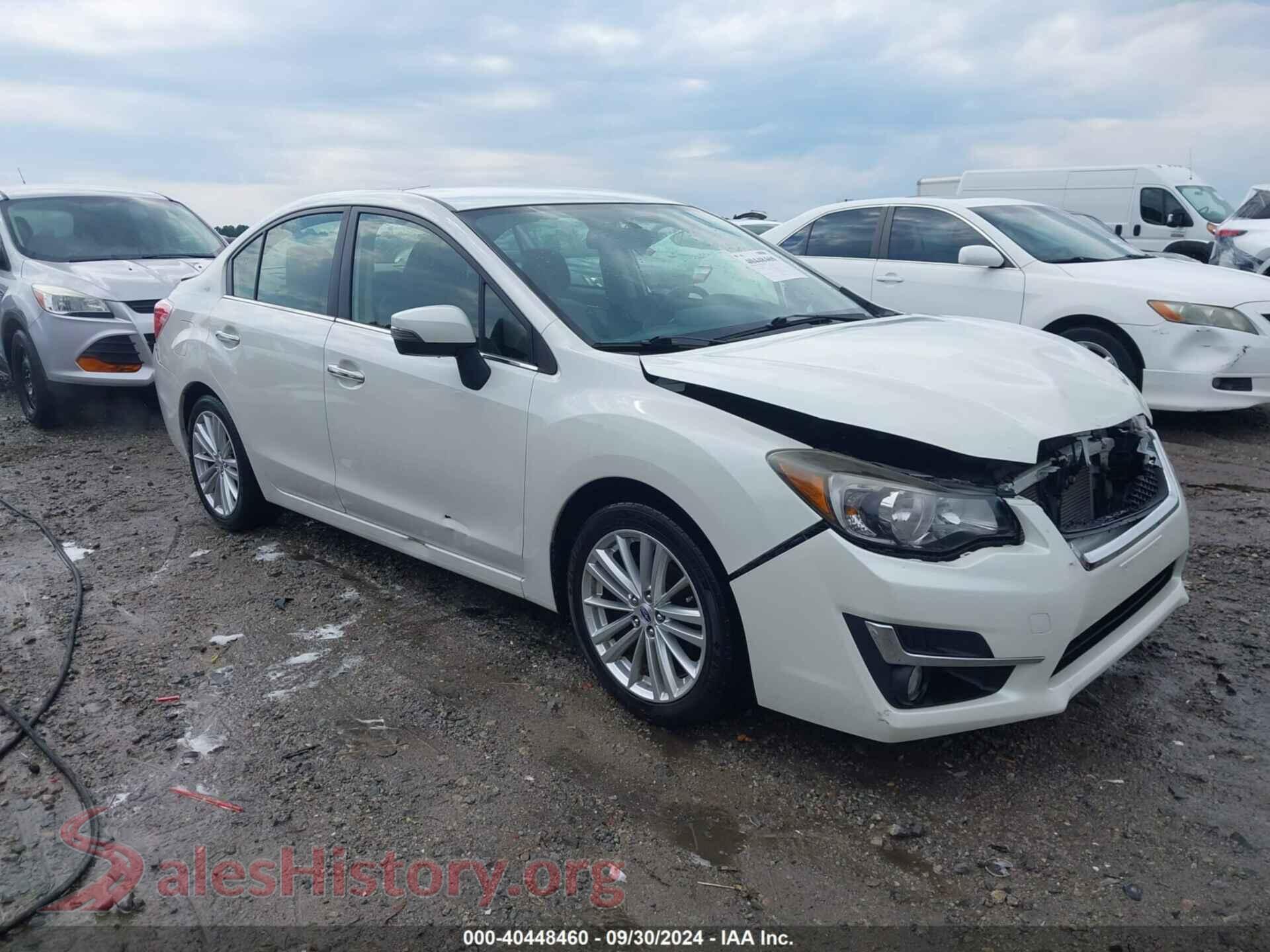 2016 SUBARU IMPREZA — VIN JF1GJAK60GH008054