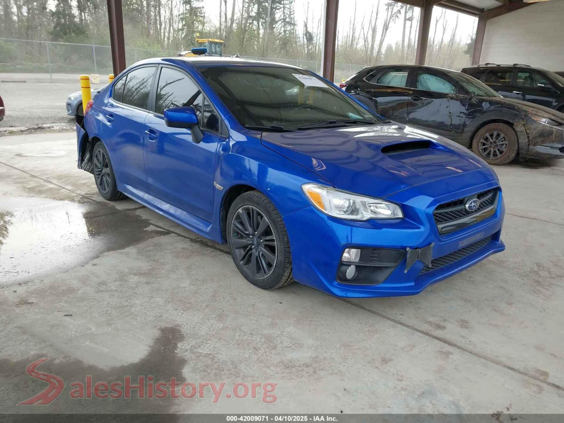 2015 SUBARU WRX — VIN JF1VA1D60F8817802