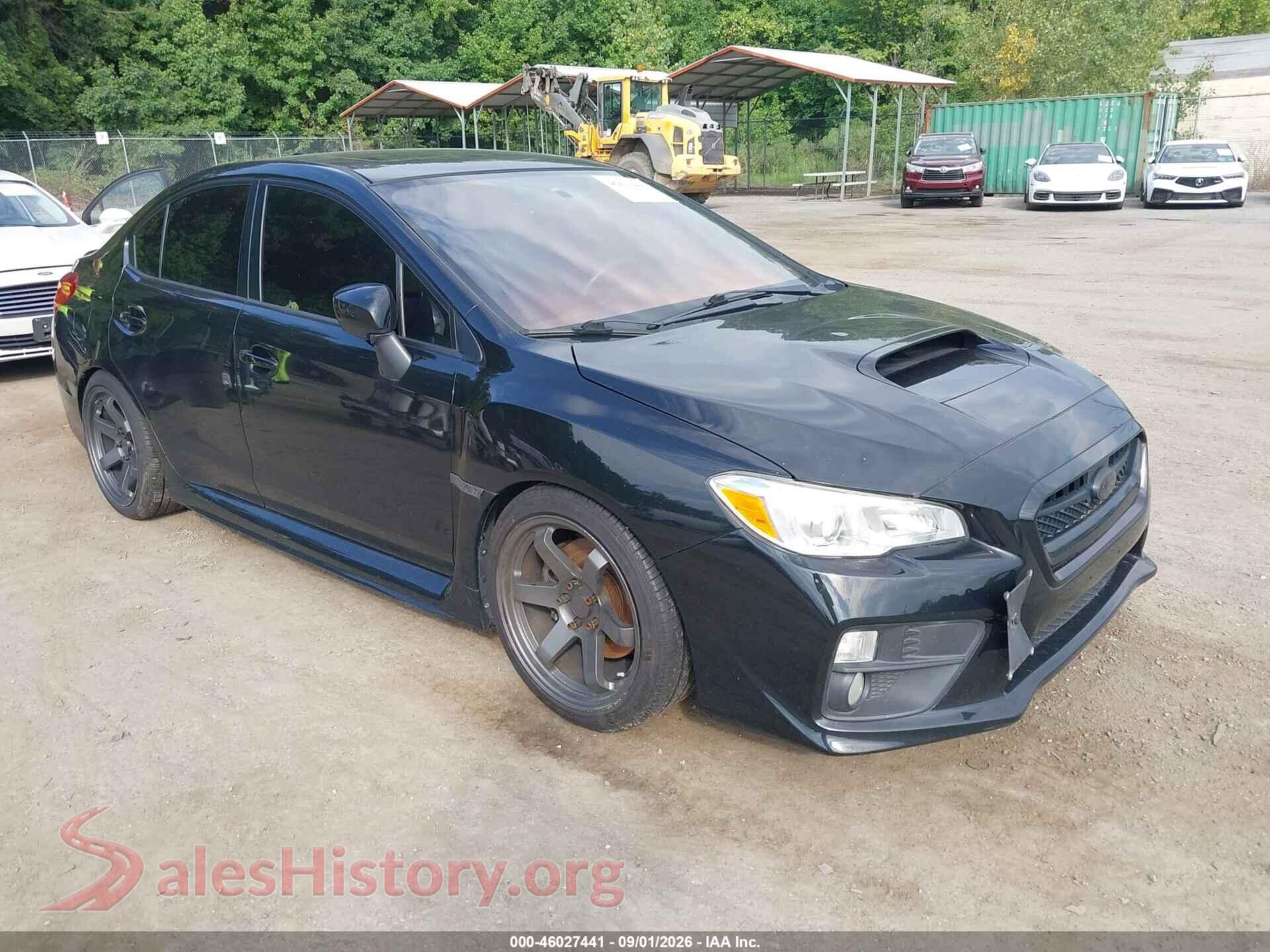 2017 SUBARU WRX — VIN JF1VA1E65H9800148