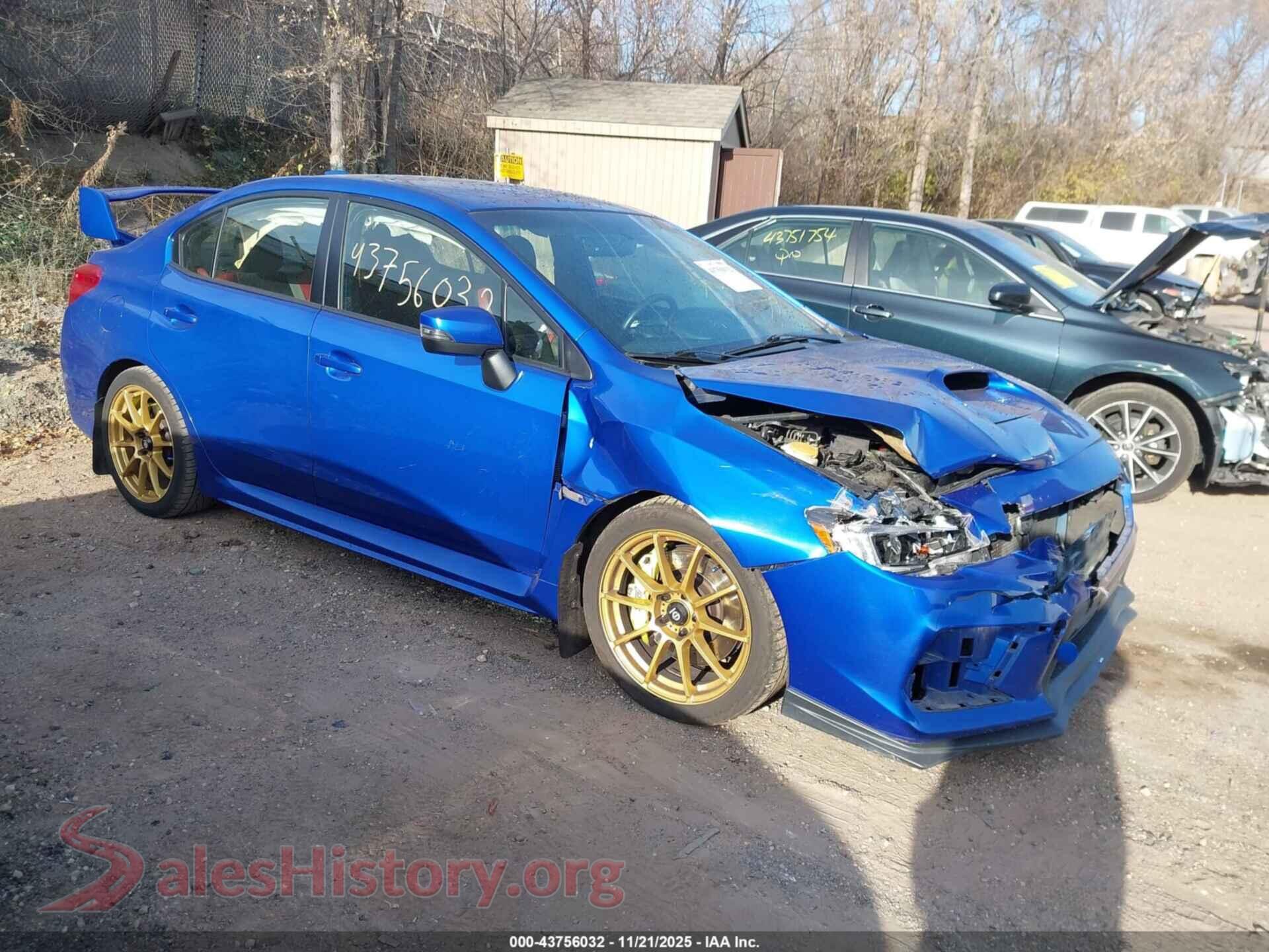 2020 SUBARU WRX STI — VIN JF1VA2E60L9824176