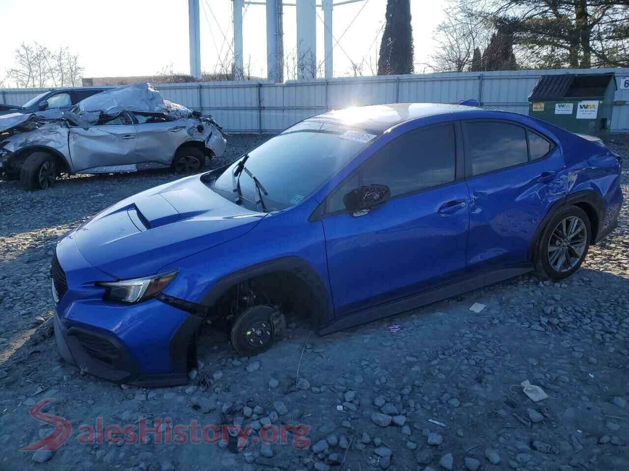 2022 SUBARU WRX — VIN JF1VBAA67N9008162