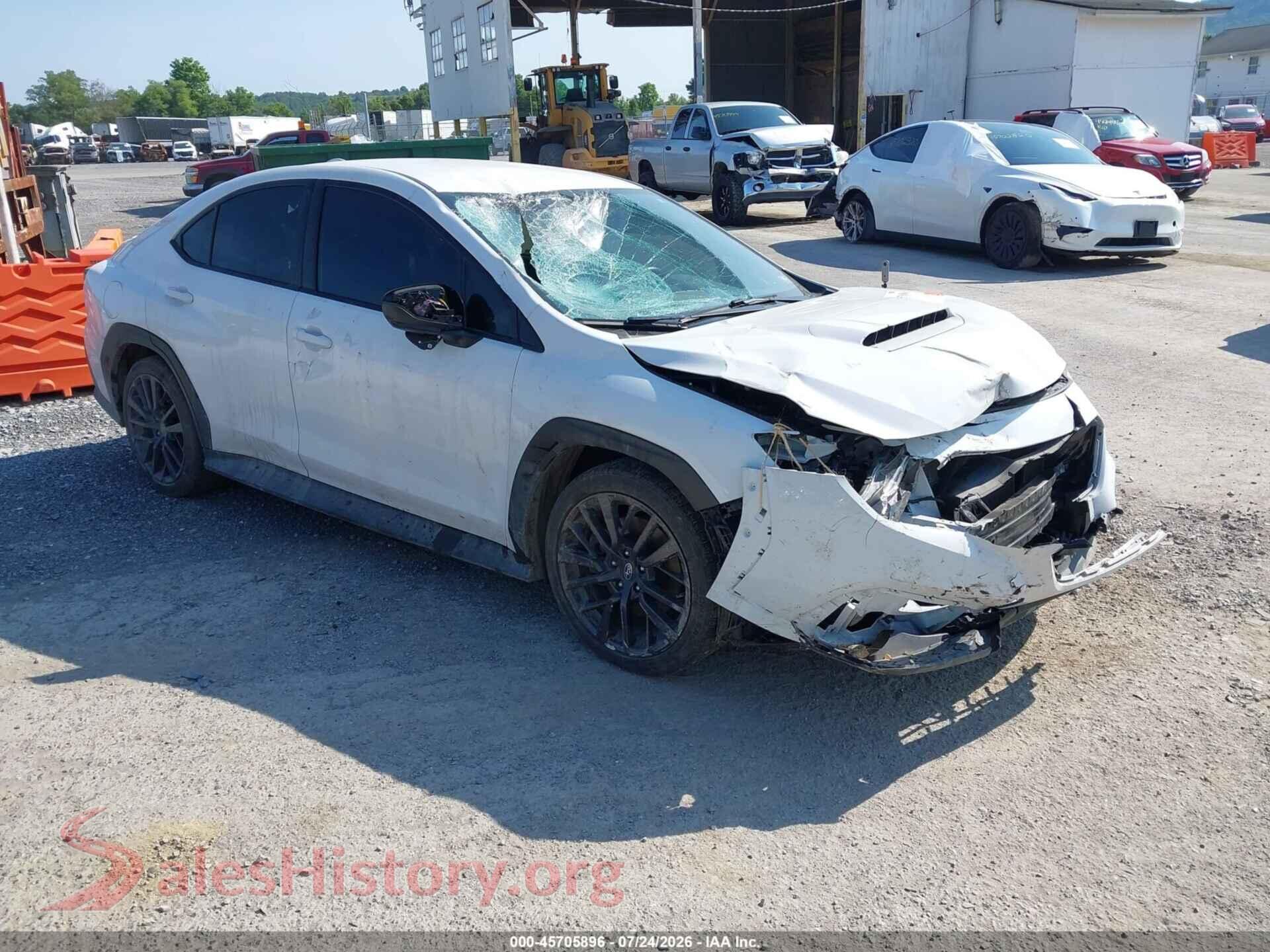 2023 SUBARU WRX — VIN JF1VBAF65P9823150