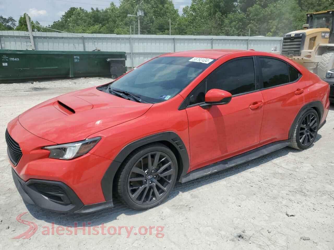 2022 SUBARU WRX — VIN JF1VBAF66N9010879