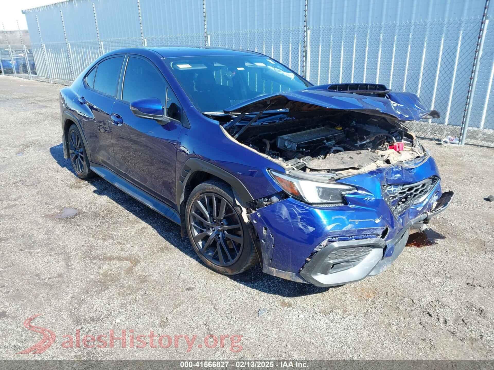 2022 SUBARU WRX — VIN JF1VBAN62N8026861