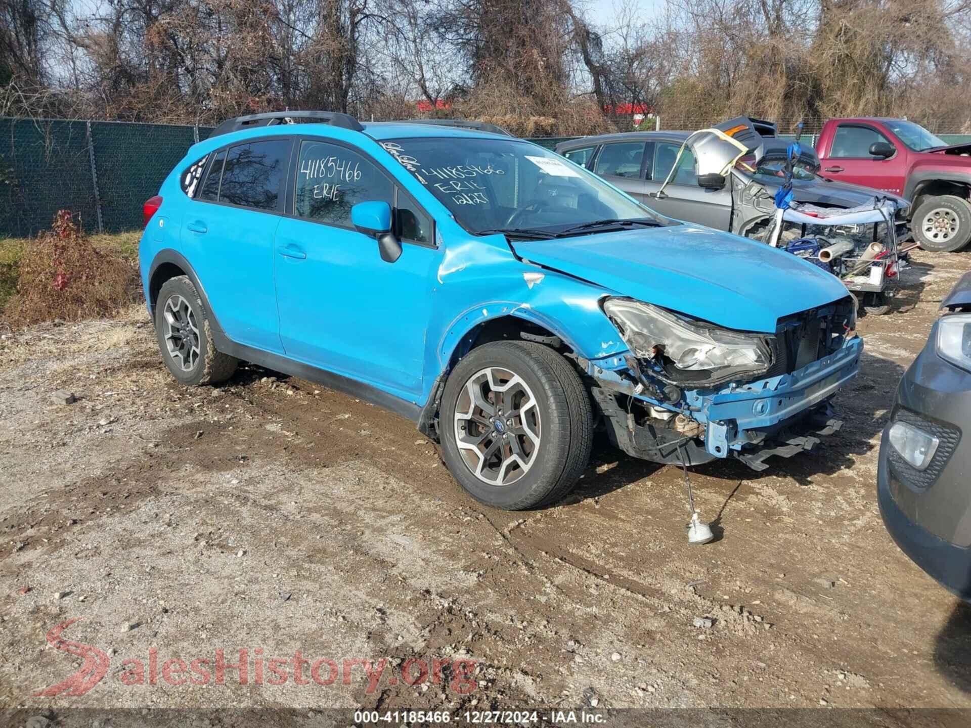 2016 SUBARU CROSSTREK — VIN JF2GPABC2G8308307