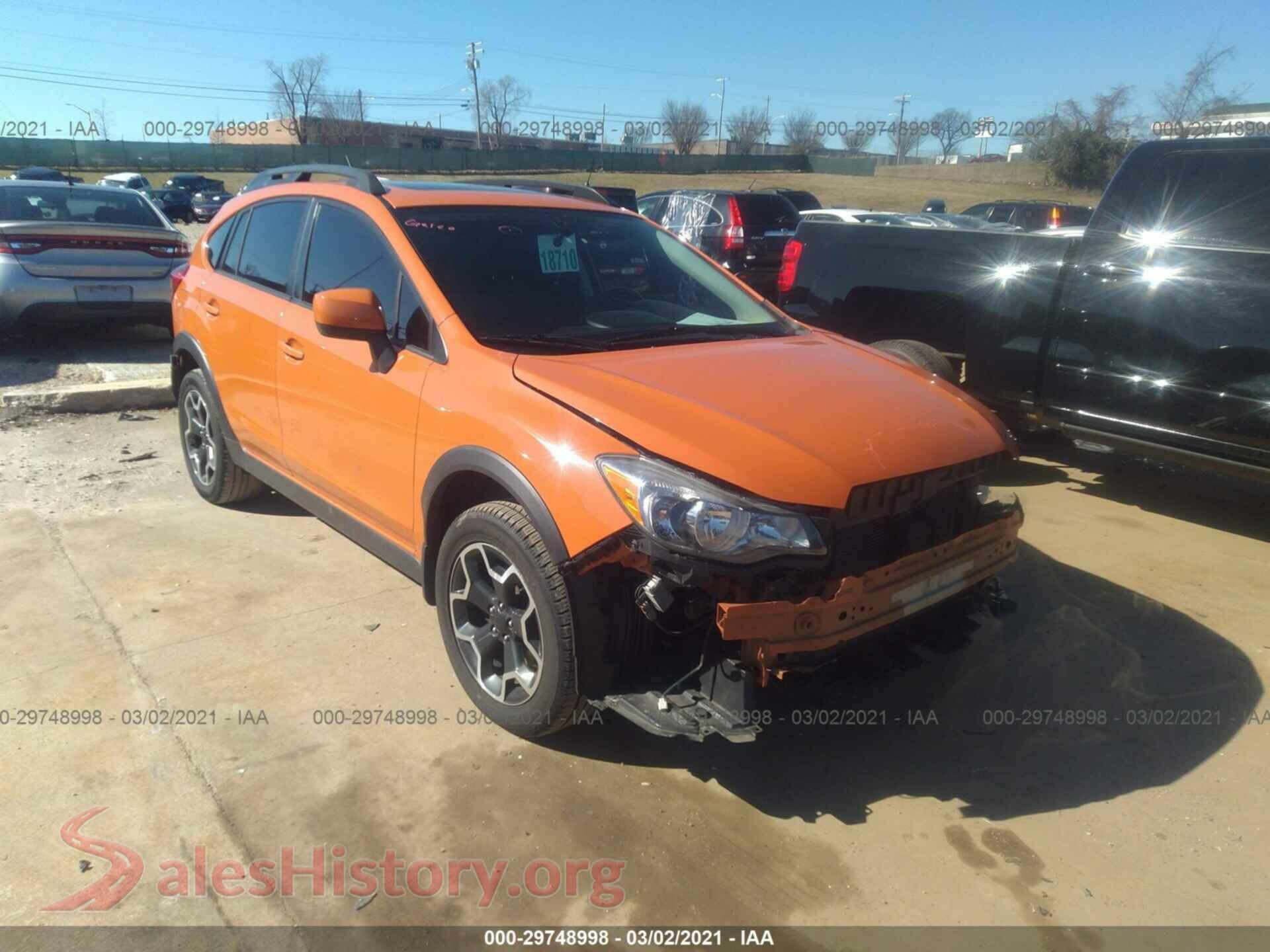 2014 SUBARU XV CROSSTREK — VIN JF2GPAKC2E8323130