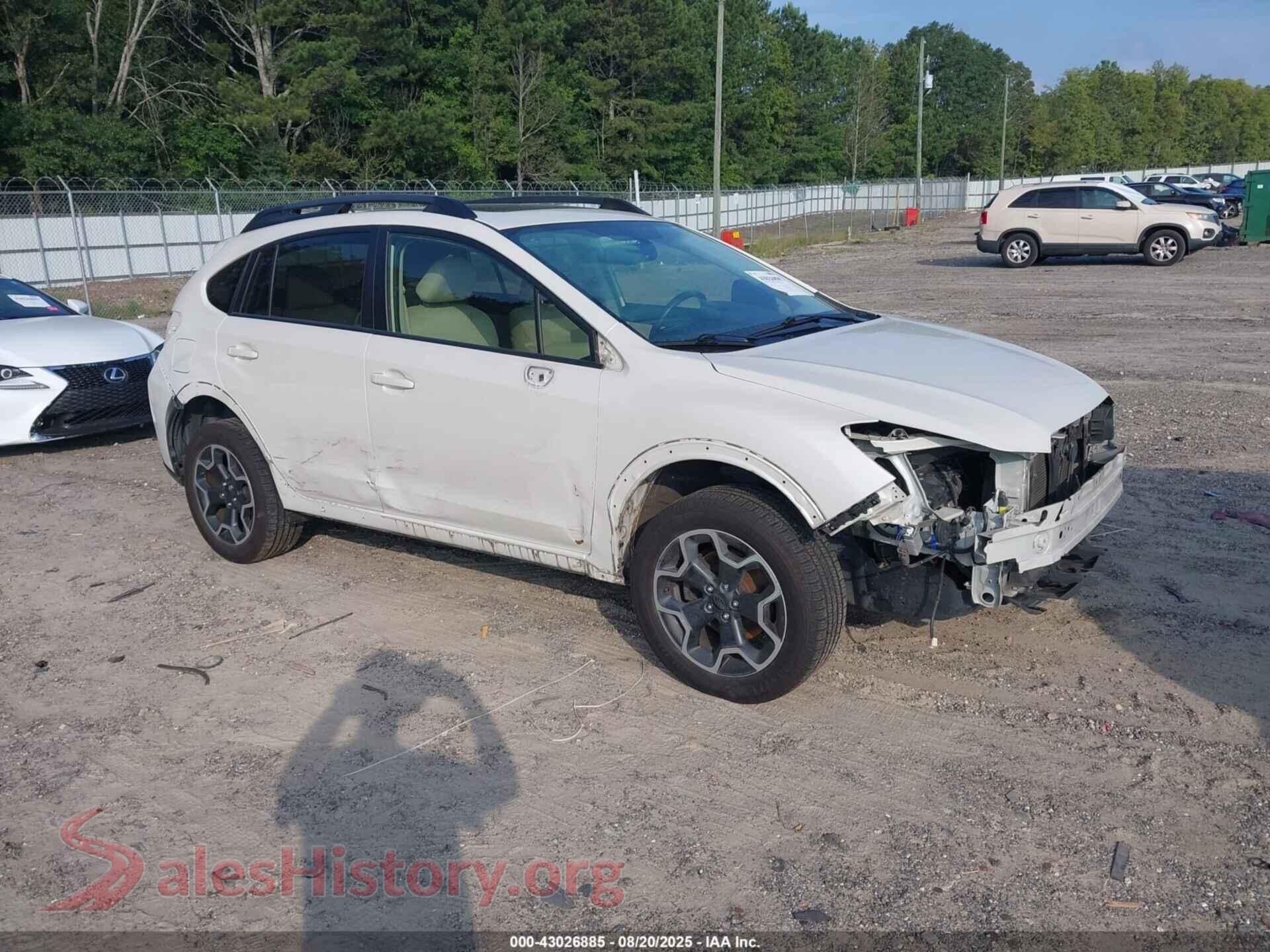 2014 SUBARU XV CROSSTREK — VIN JF2GPAVCXEH288168