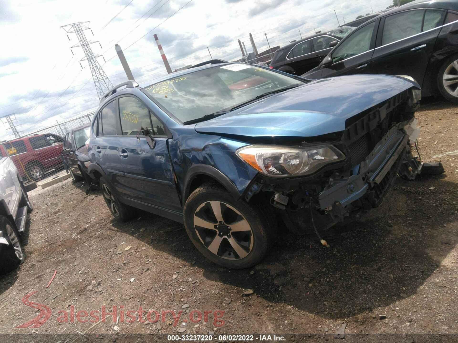2014 SUBARU XV CROSSTREK HYBRID — VIN JF2GPBCC8EH273631